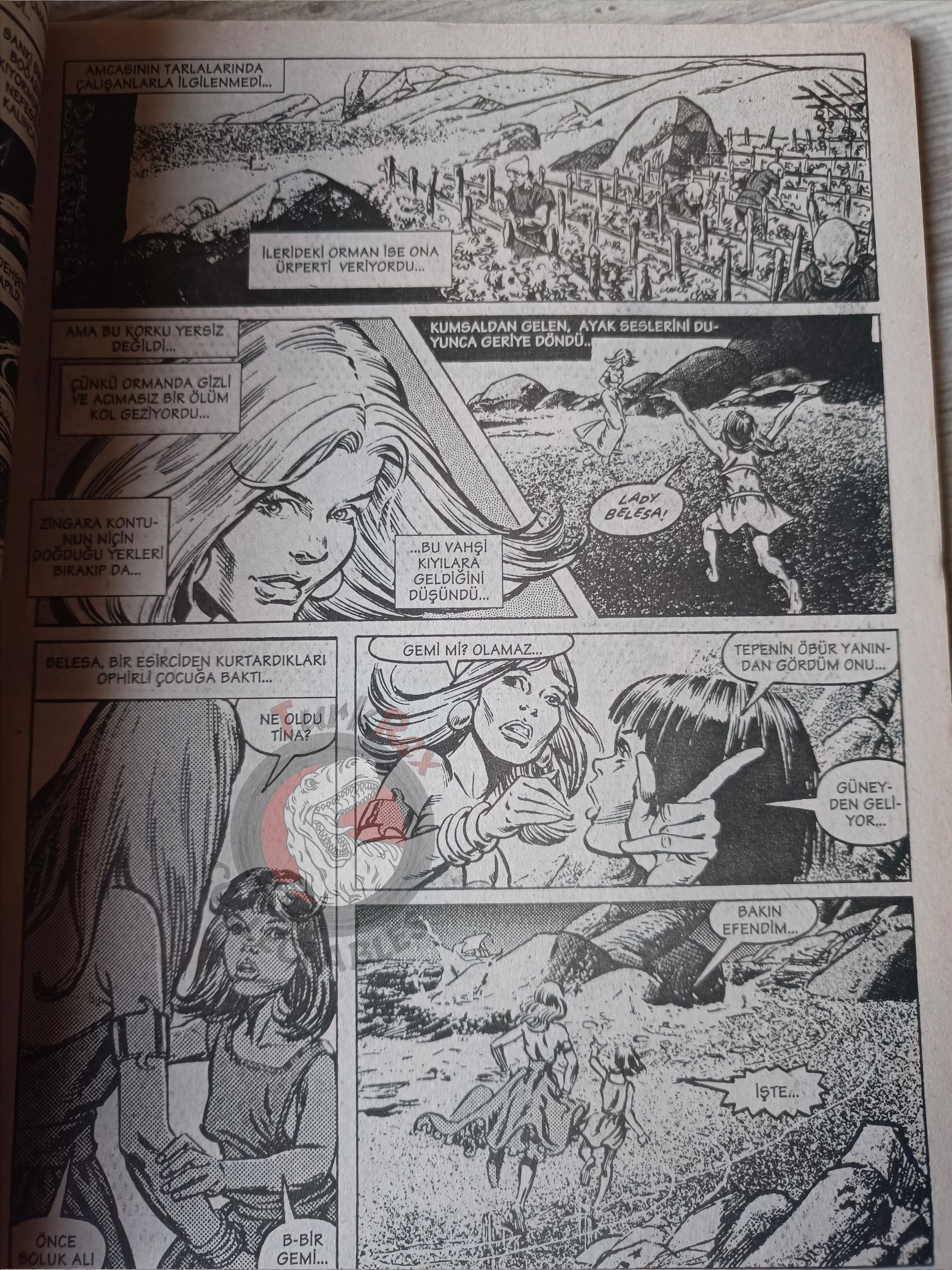 Kral Conan #4 The Savage Sword of #47 #48 Turkish Comic Turkey
