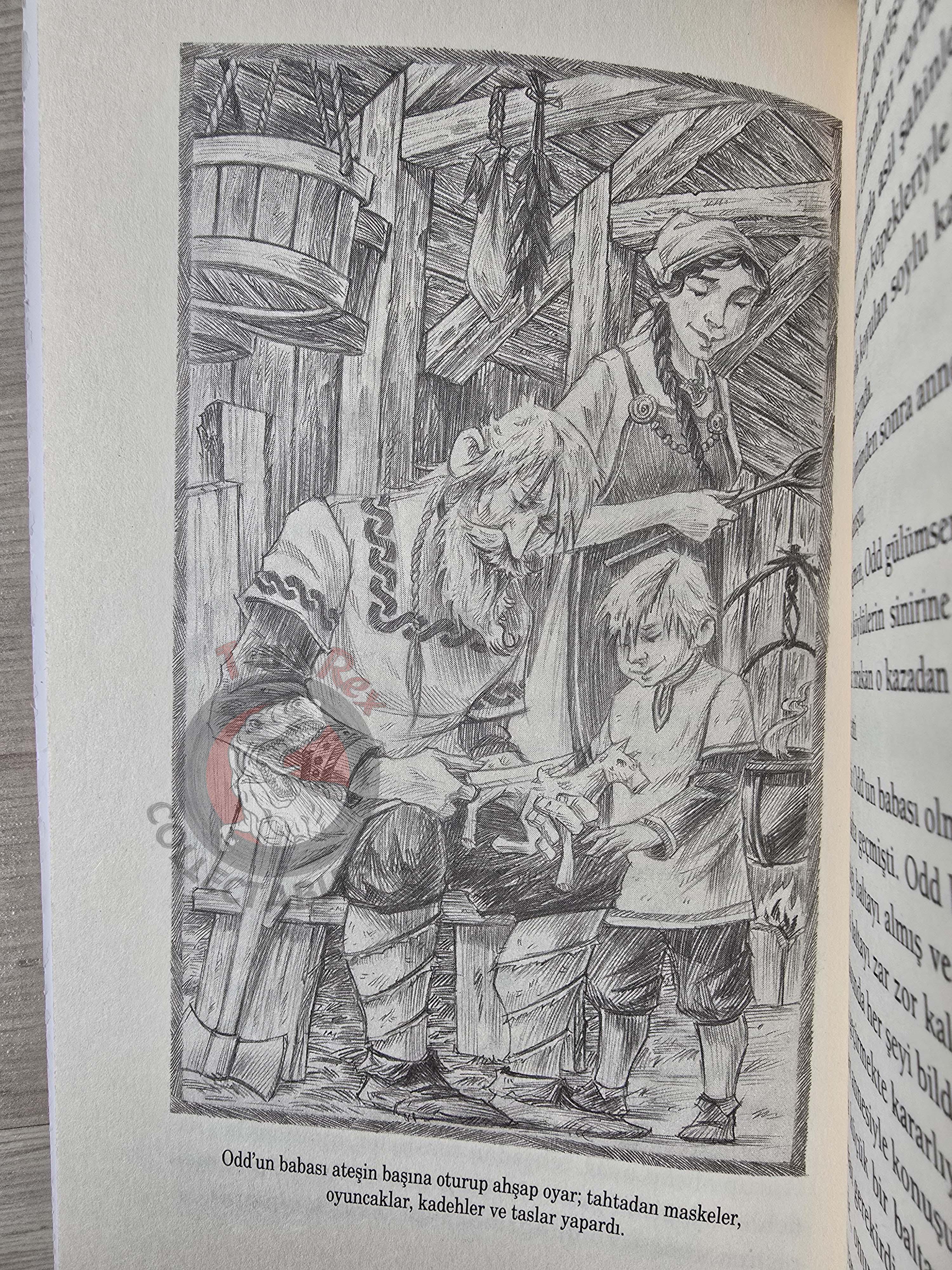 Neil Gaiman – Odd And The Frost Giants 2020 1st Turkish Book Turkey Illustrated