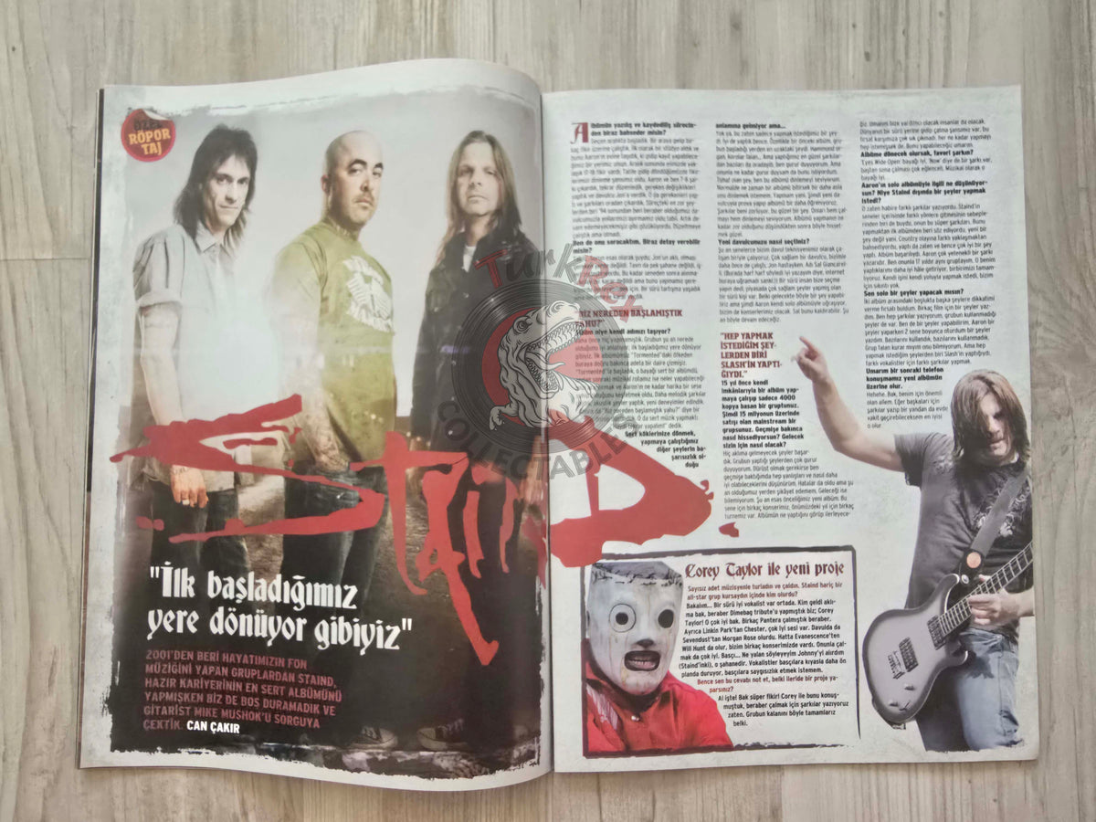 Headbang 2011 Metallica Slayer Megadeth Anthrax Turkish Mag Turkey Amorphis Symphony X