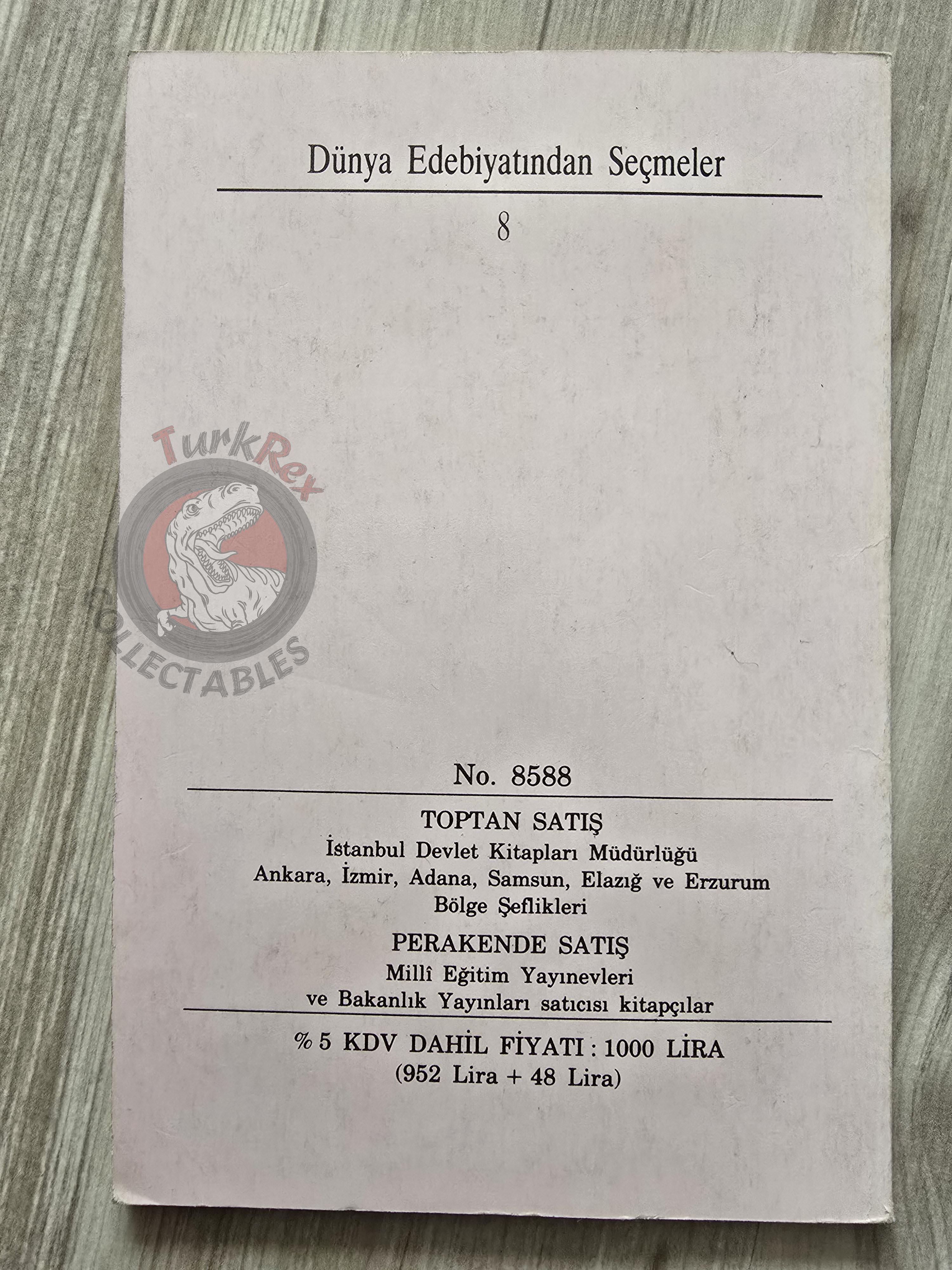 Wilhelm von Scholz – Die Beichte 1989 Turkish Book Turkey