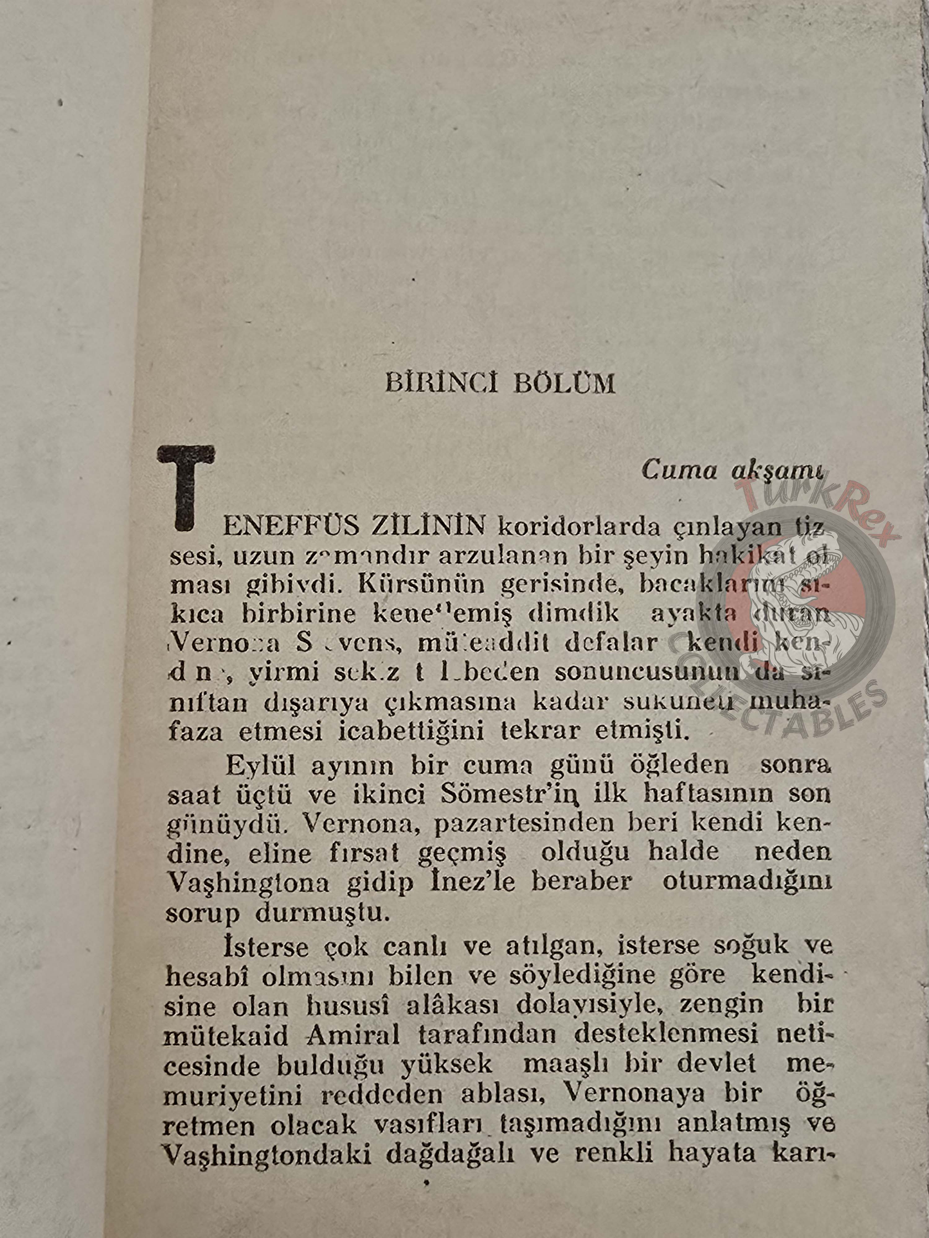 Erskine Caldwell – Episode in Palmetto 1953 1st Turkish Book Turkey