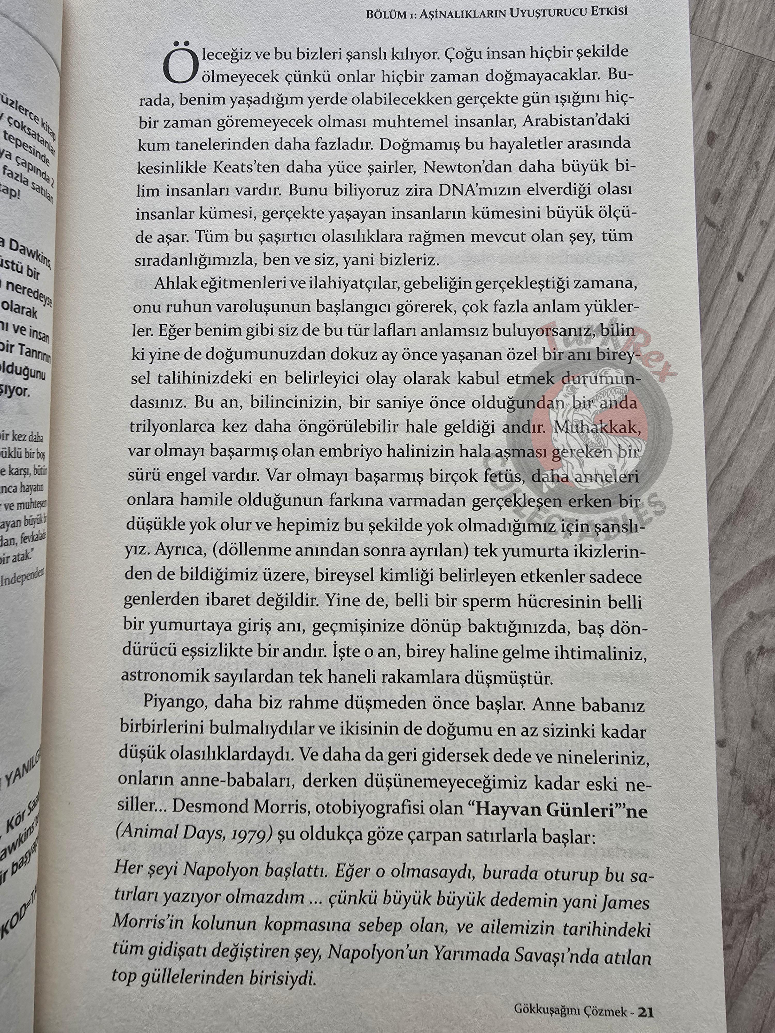 Richard Dawkins – Unweaving The Rainbow 2012 1st Turkish Book Turkey
