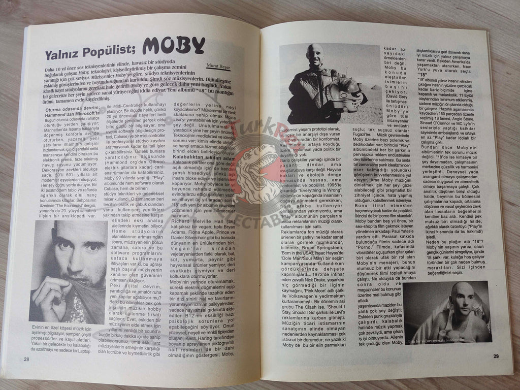 Lull 2002 Moby Turkish Mag Turkey Nick Cave Gorillaz Alice in Chains