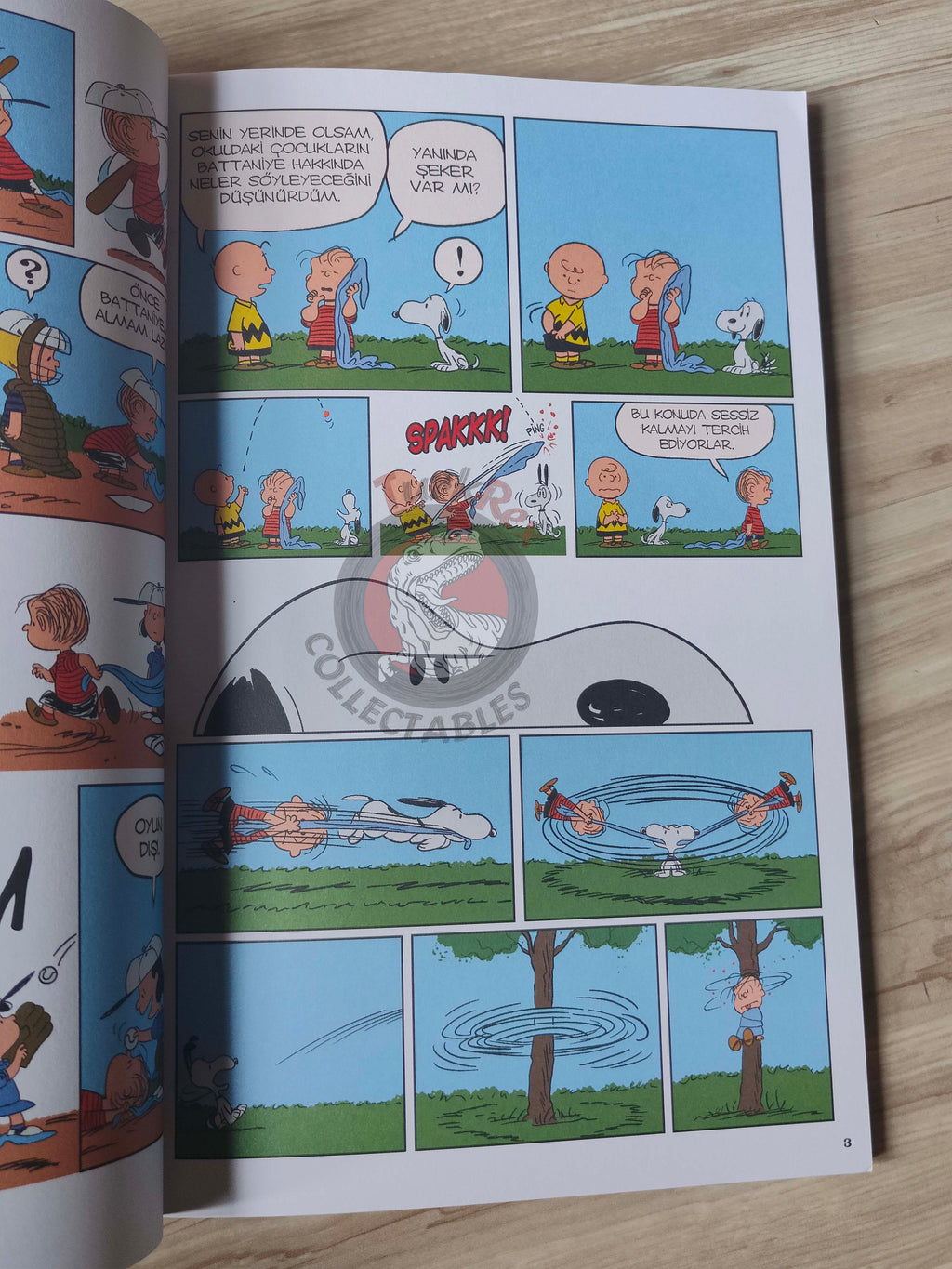 Snoopy Happiness Is a Warm Blanket Charlie Brown Turkish Comic Turkey Schulz