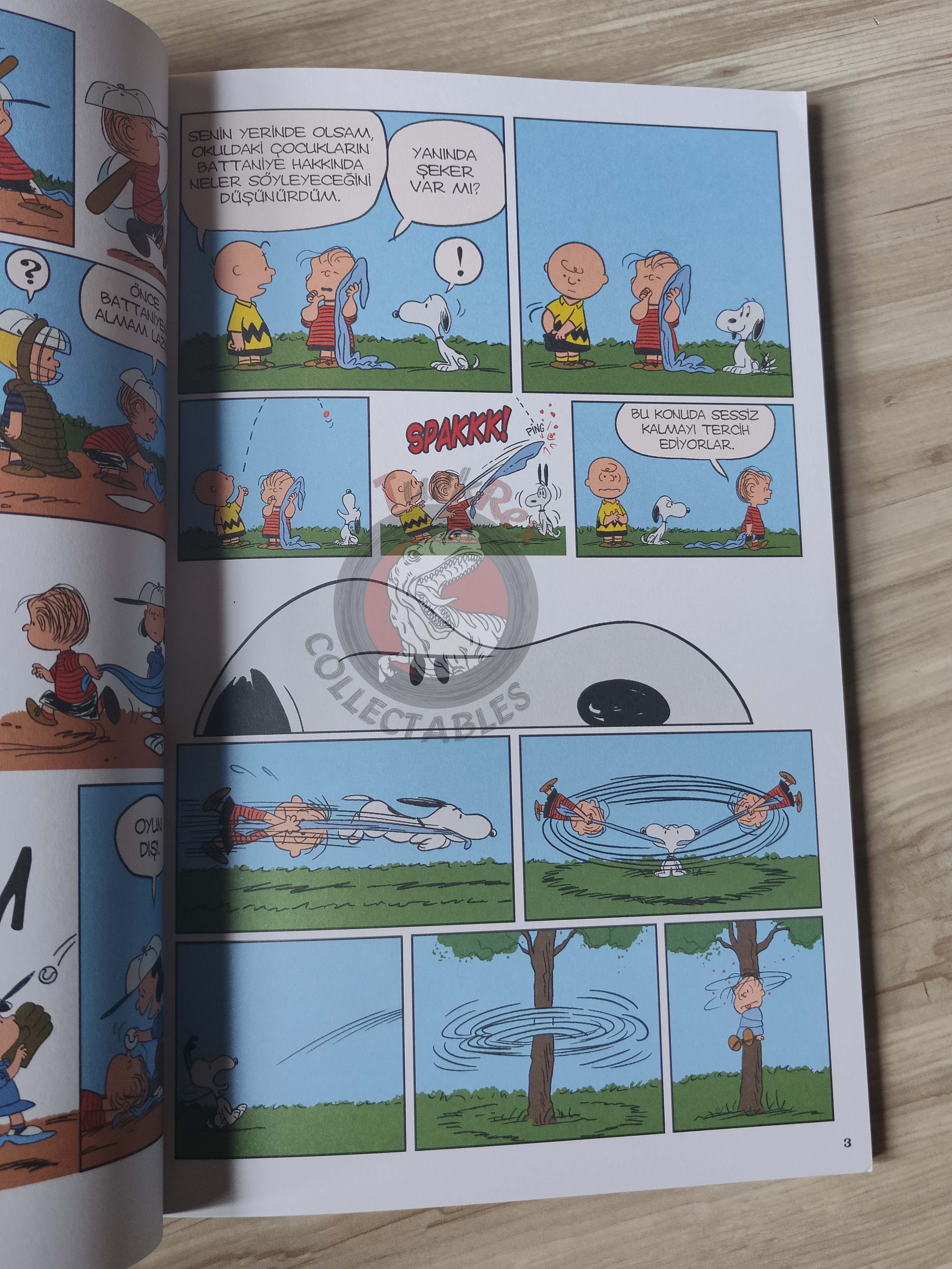 Snoopy Happiness Is a Warm Blanket Charlie Brown Turkish Comic Turkey Schulz