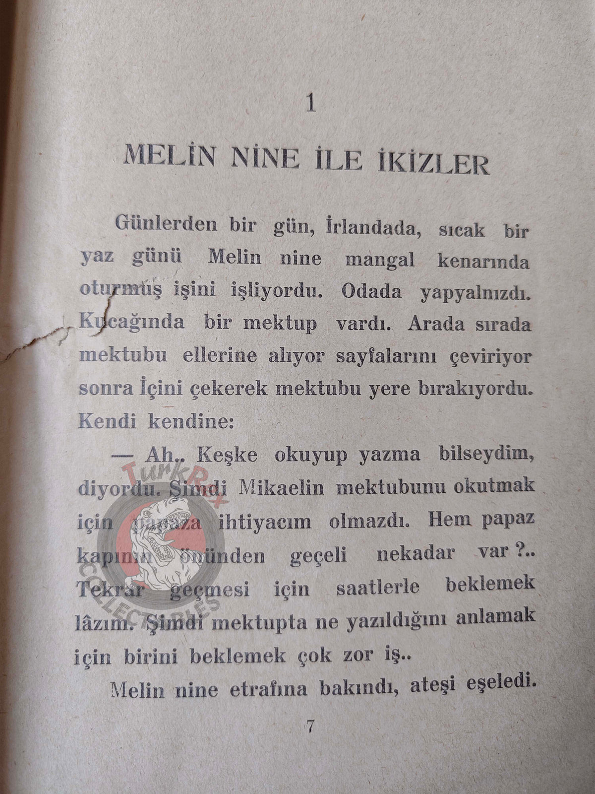 Lucy Fitch Perkins – The Irish Twins 1929 Turkish Book Turkey Illustrated