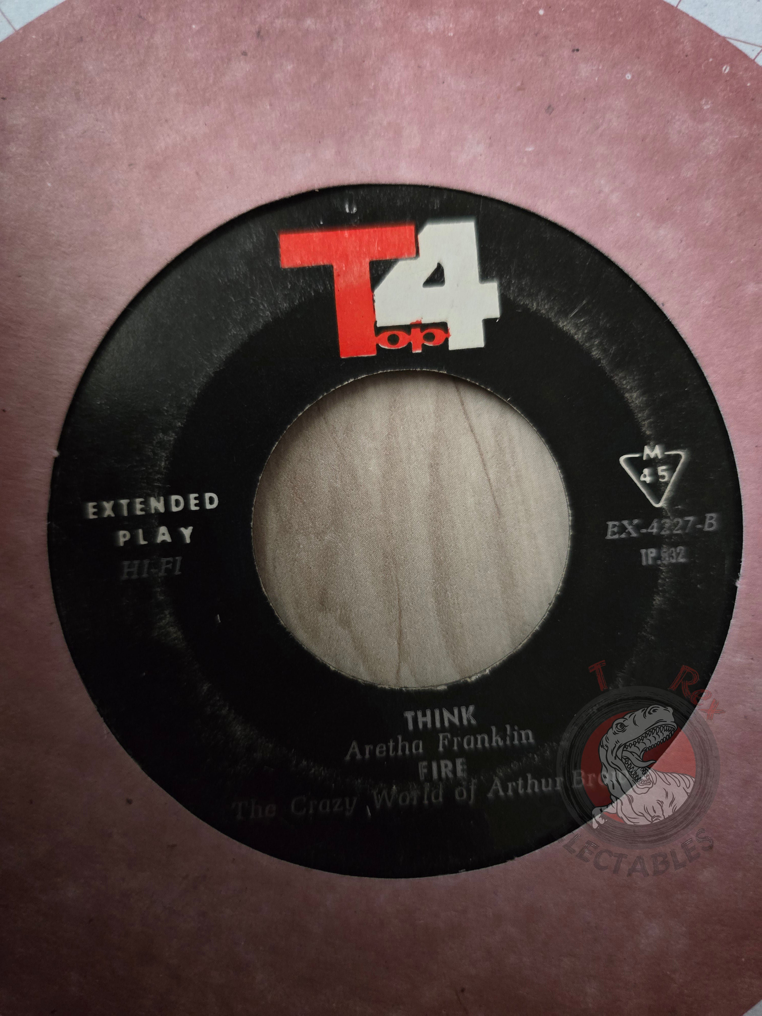 The Rolling Stones / The Monkees / Aretha Franklin / Arthur Brown 7" Iran Pressing Vinyl Iranian Edition