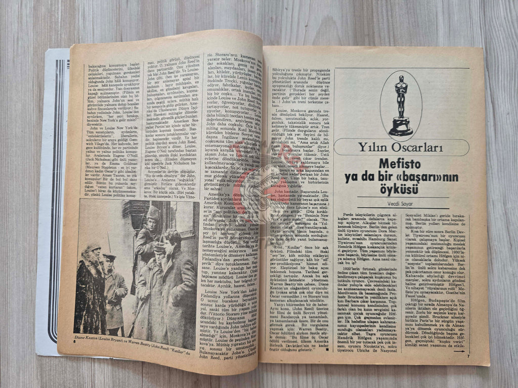Milliyet Sanat Magazin 1982 Mephisto and the Year’s OscarsTurkish Mag Turkey Hendrik Höfgen Carl Orff