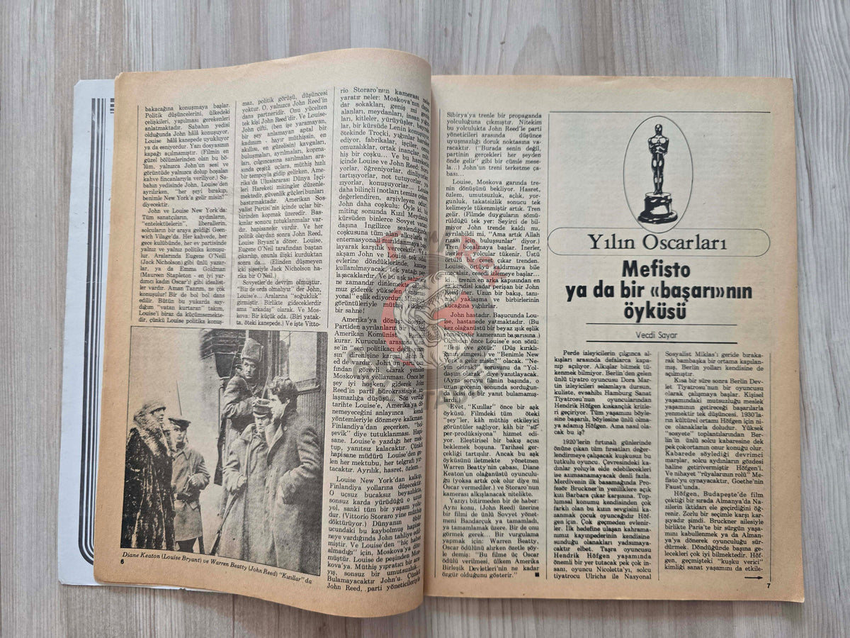 Milliyet Sanat Magazin 1982 Mephisto and the Year’s OscarsTurkish Mag Turkey Hendrik Höfgen Carl Orff