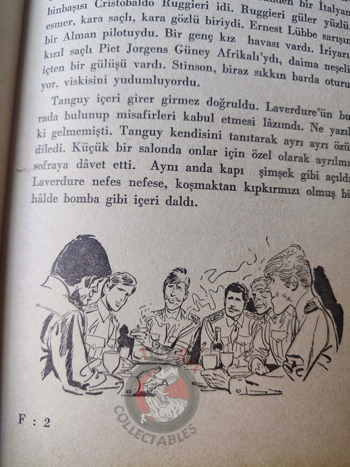 Jean Michel Charlier – The Plane That Killed Its Pilots 1974 Turkish Book Turkey Illustrated