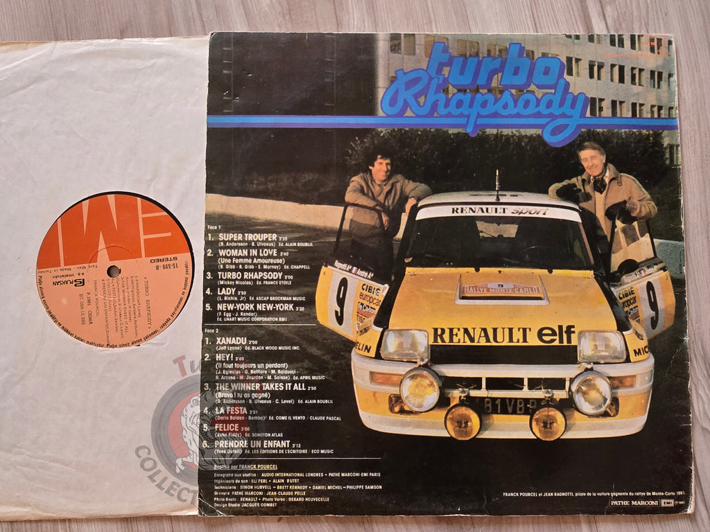 Franck Pourcel – Turbo Rhapsody Turkish Pressing Vinyl Turkey Edition