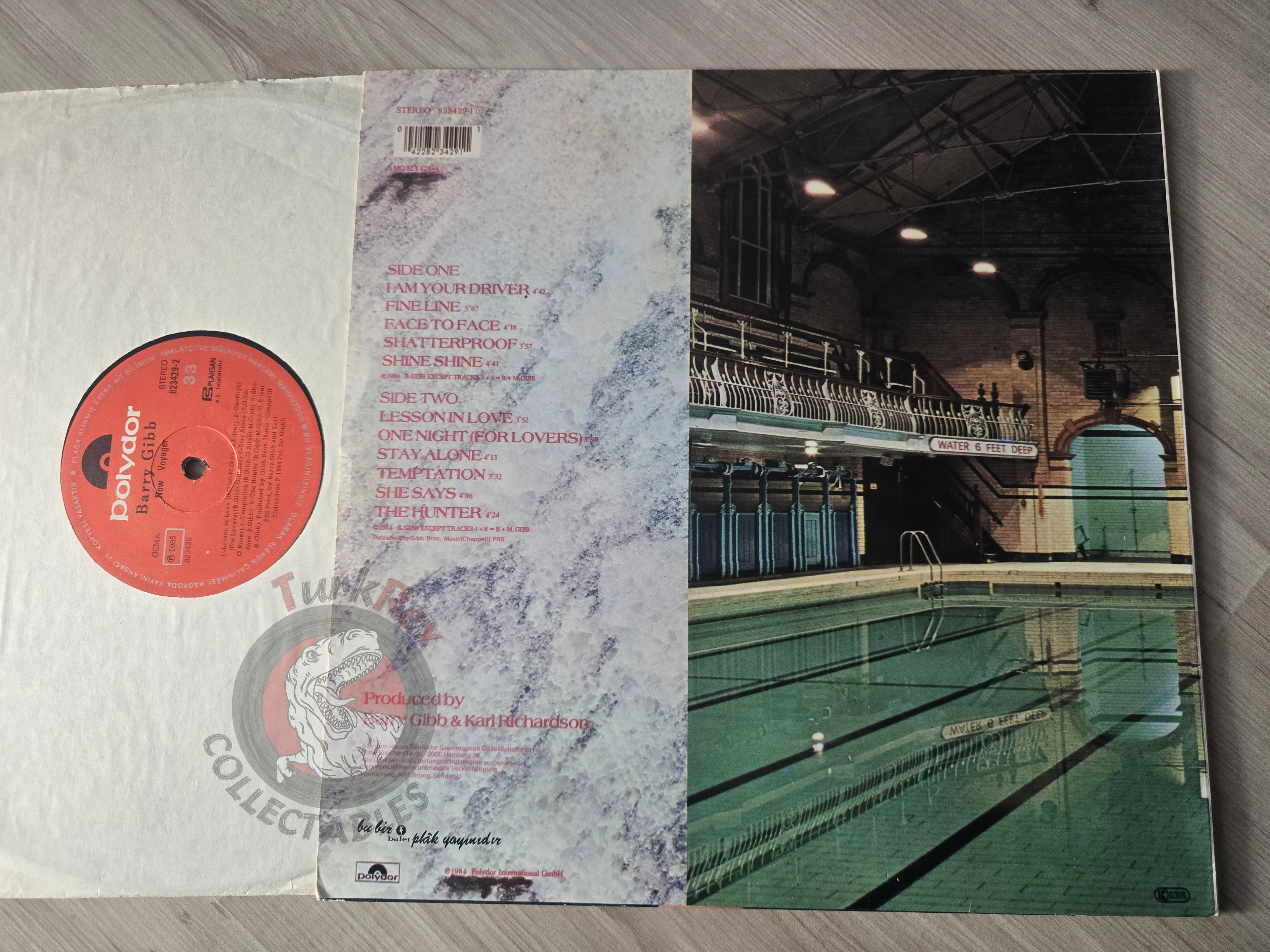 Barry Gibb – Now Voyager Turkish Pressing Vinyl Turkey Edition