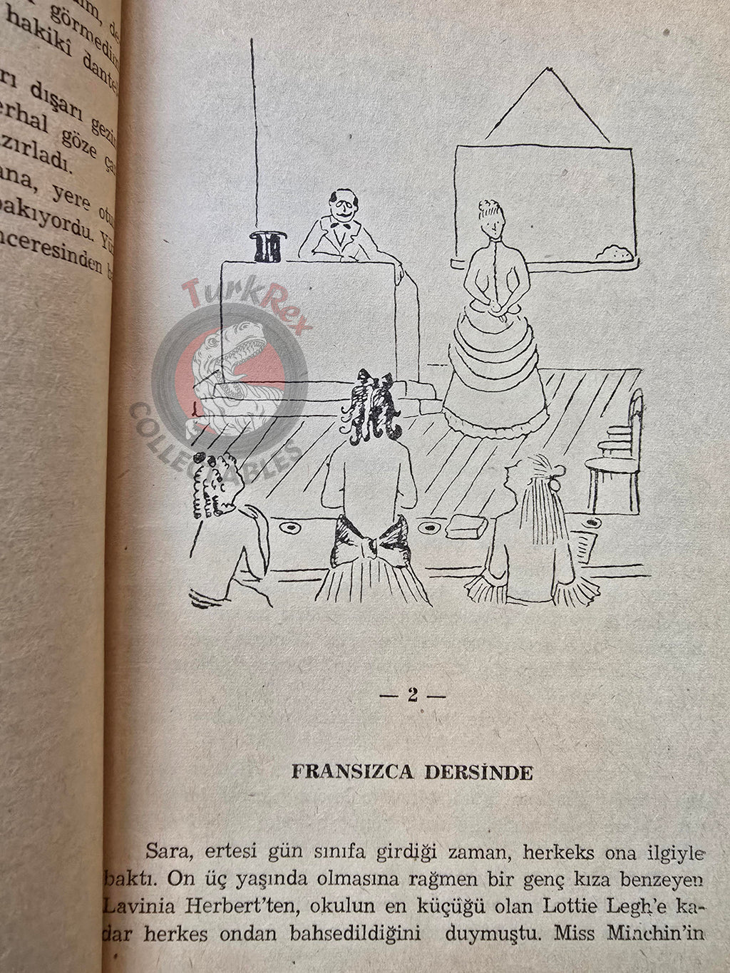 Frances H. Burnett – A Little Princess 1960 Turkish Book Turkey Illustrated