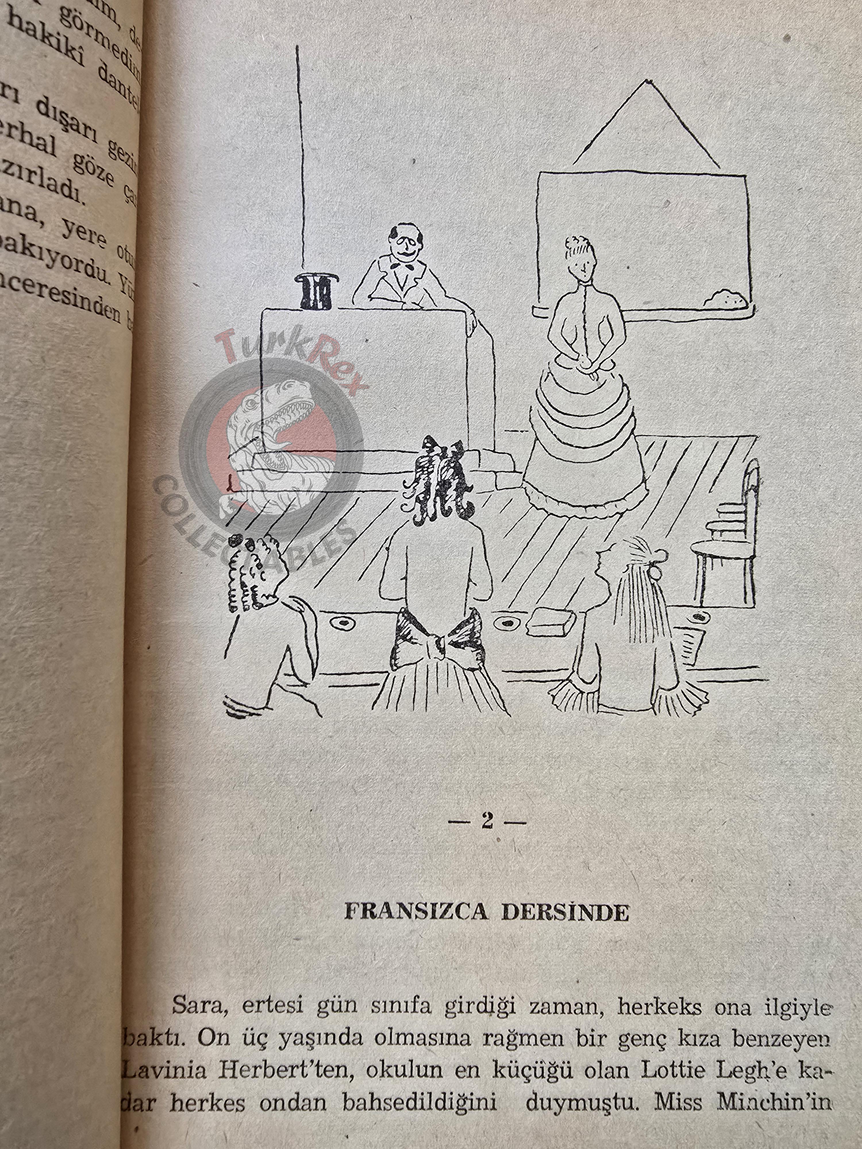 Frances H. Burnett – A Little Princess 1960 Turkish Book Turkey Illustrated