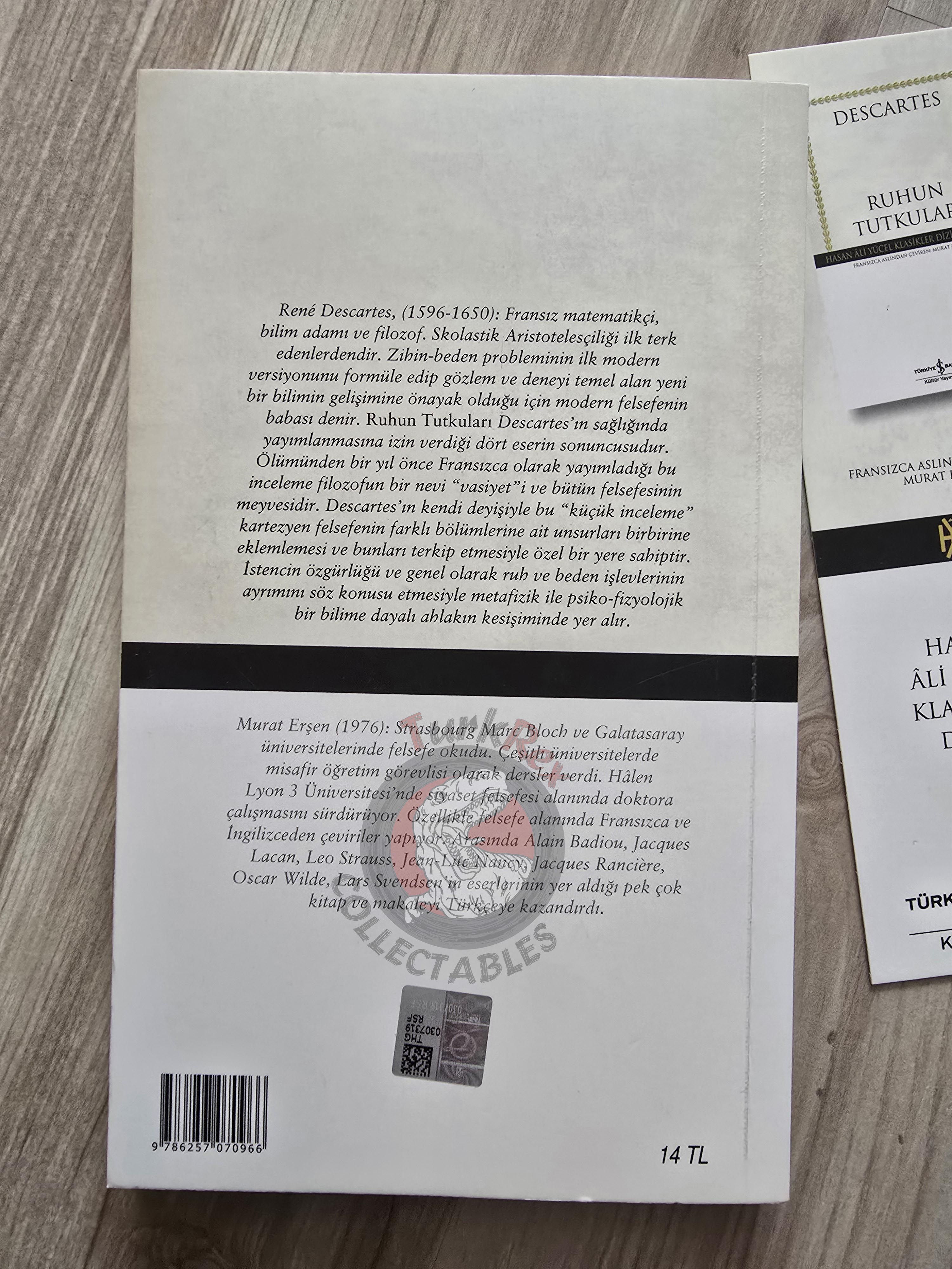 René Descartes – The Passions of the Soul 2020 Turkish Book Turkey
