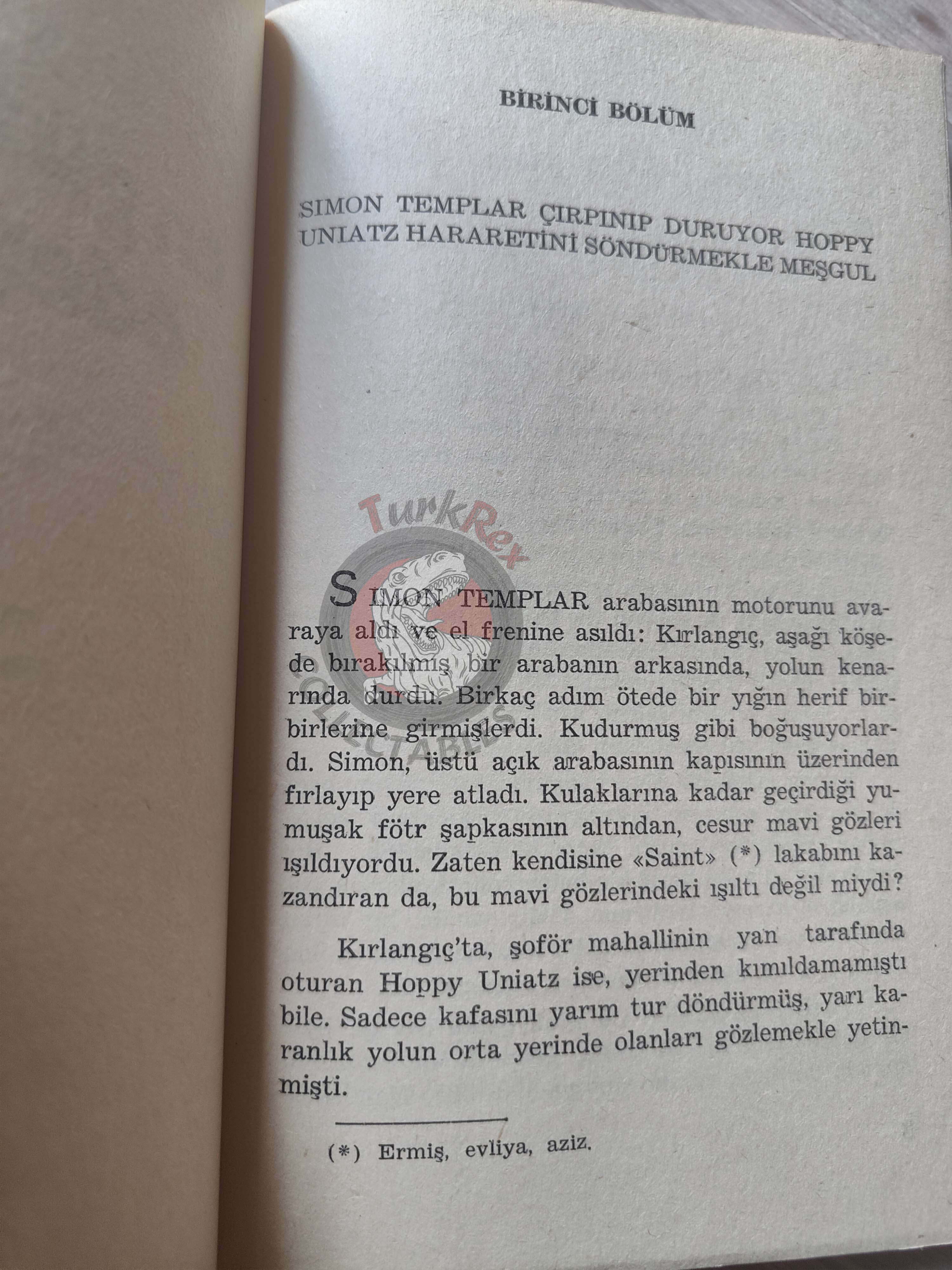 Leslie Charteris – Saint Thieves’ Picnic 1973 1st Turkish Book Turkey