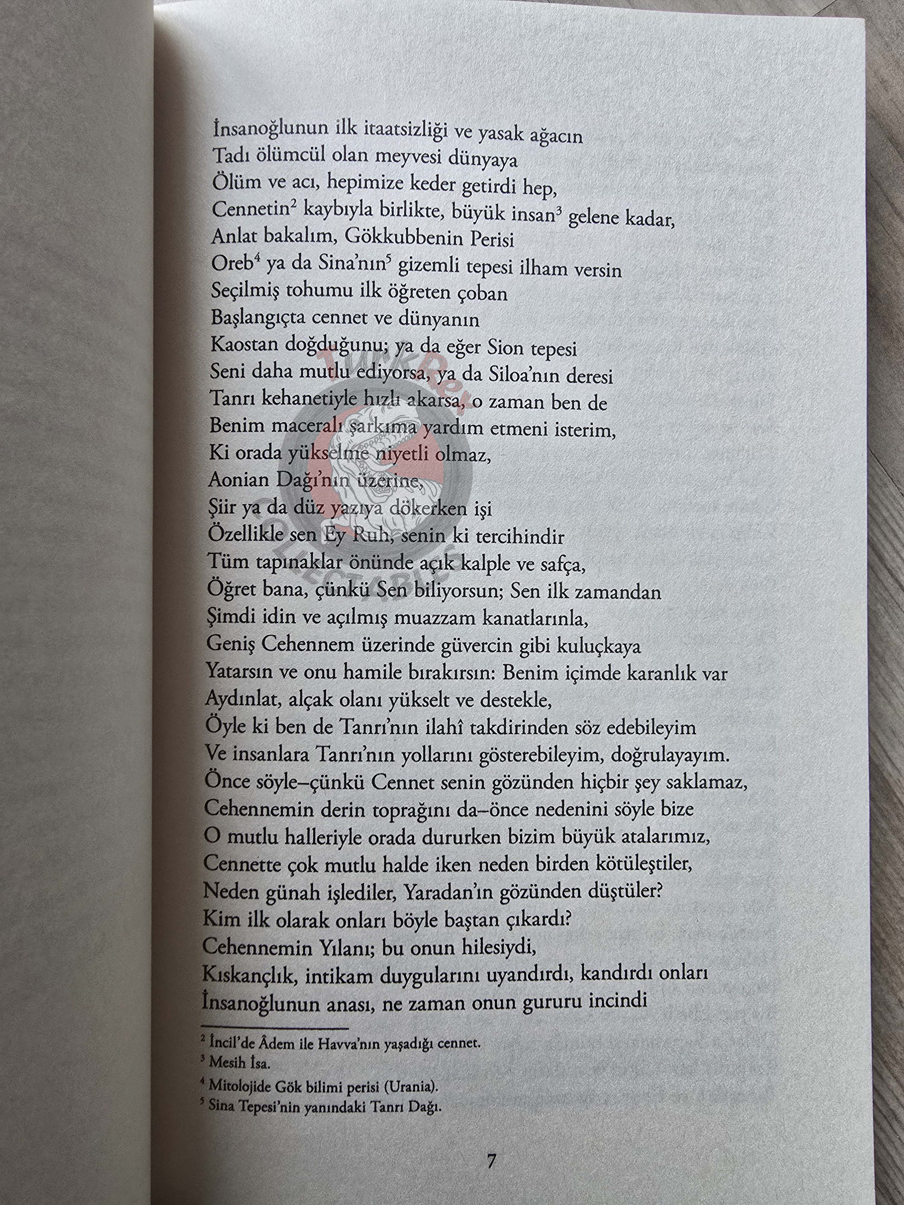 John Milton – Paradise Lost 2020 Turkish Book Turkey