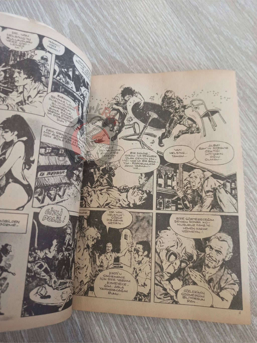 Vampirella Vol #2 1978 Turkish Comic Turkey Warren Publishing cover #49 Morbius