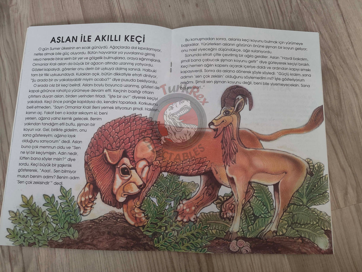 Muazzez İlmiye Çığ – Sumerian Animal Fables 2007 Turkish Book Turkey Illustrated
