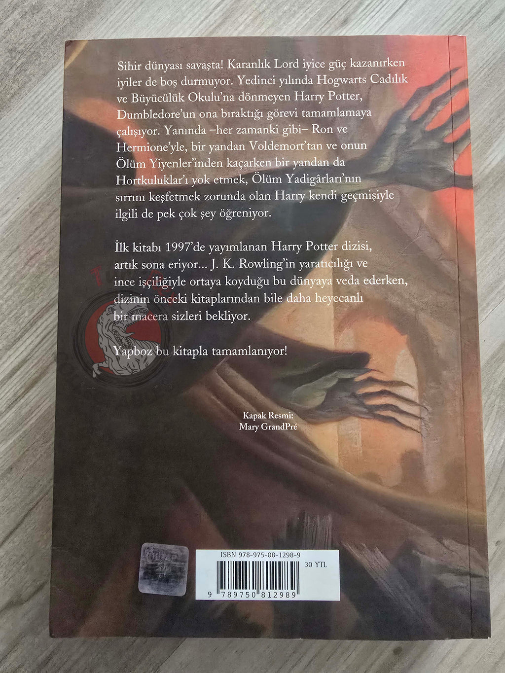 J.K. Rowling – Harry Potter and the Deathly Hallows 2007 1st Turkish Book Turkey
