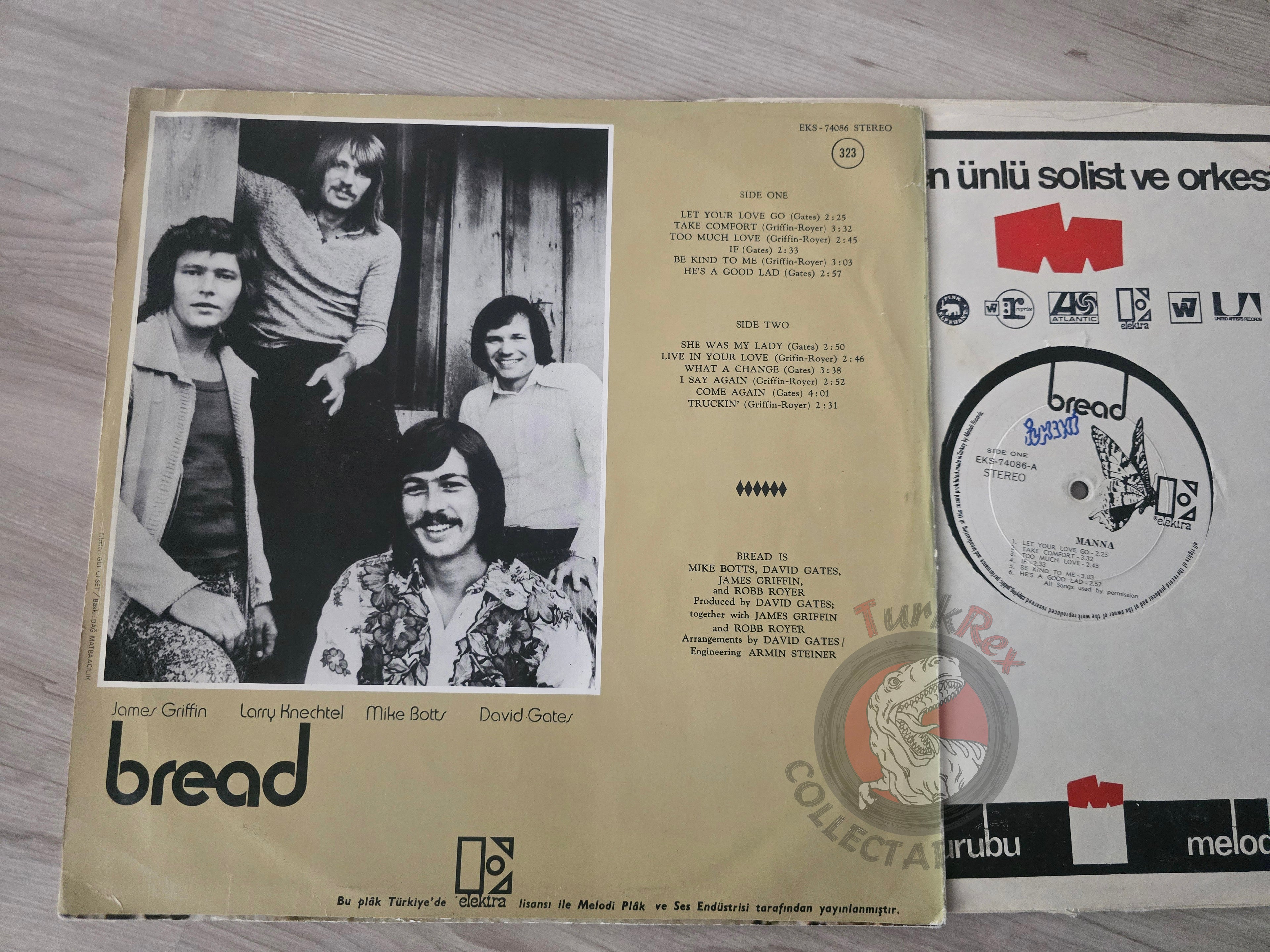 Bread – Manna Turkish Pressing Vinyl Turkey Edition