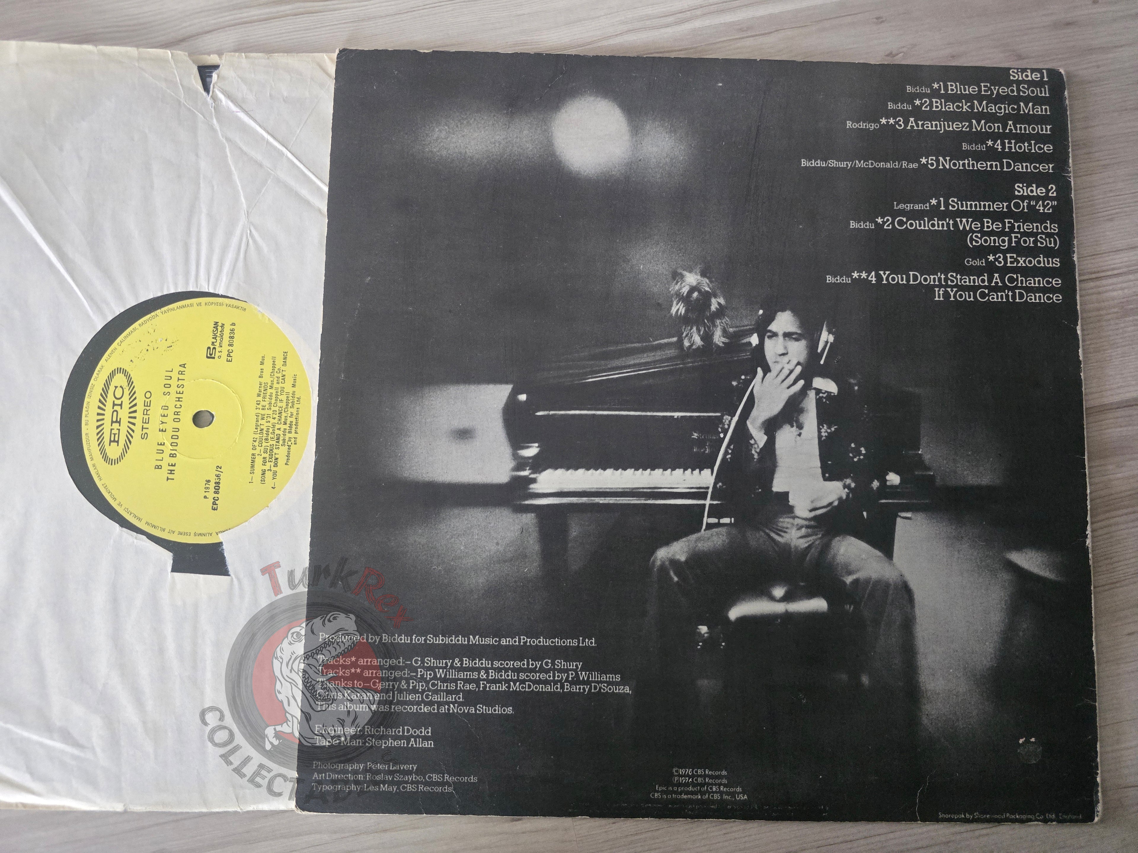 Biddu Orchestra – Blue-Eyed Soul Turkish Pressing Vinyl Turkey Edition