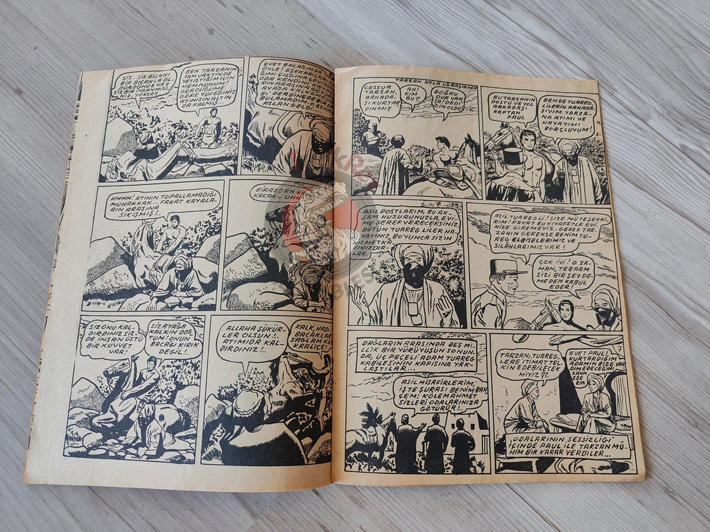 1001 Özel #119 1954 Tarzan and the Veiled Man Turkish Comic Mag Turkey