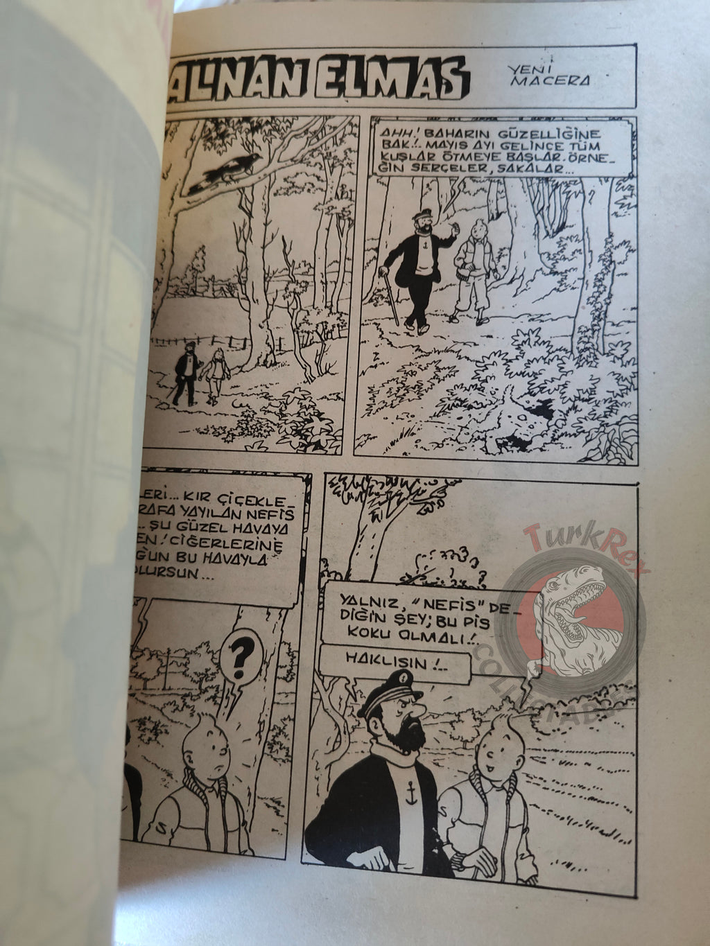 Tintin – The Castafiore Emerald  mid 1980s Turkish Edition Comic Turkey 1