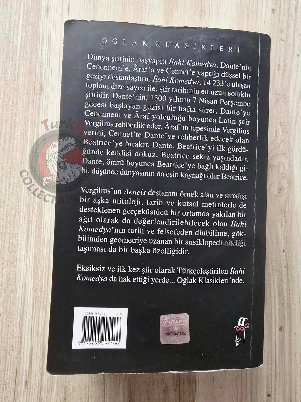Dante Alighieri – The Divine Comedy 2007 Turkish Book Turkey