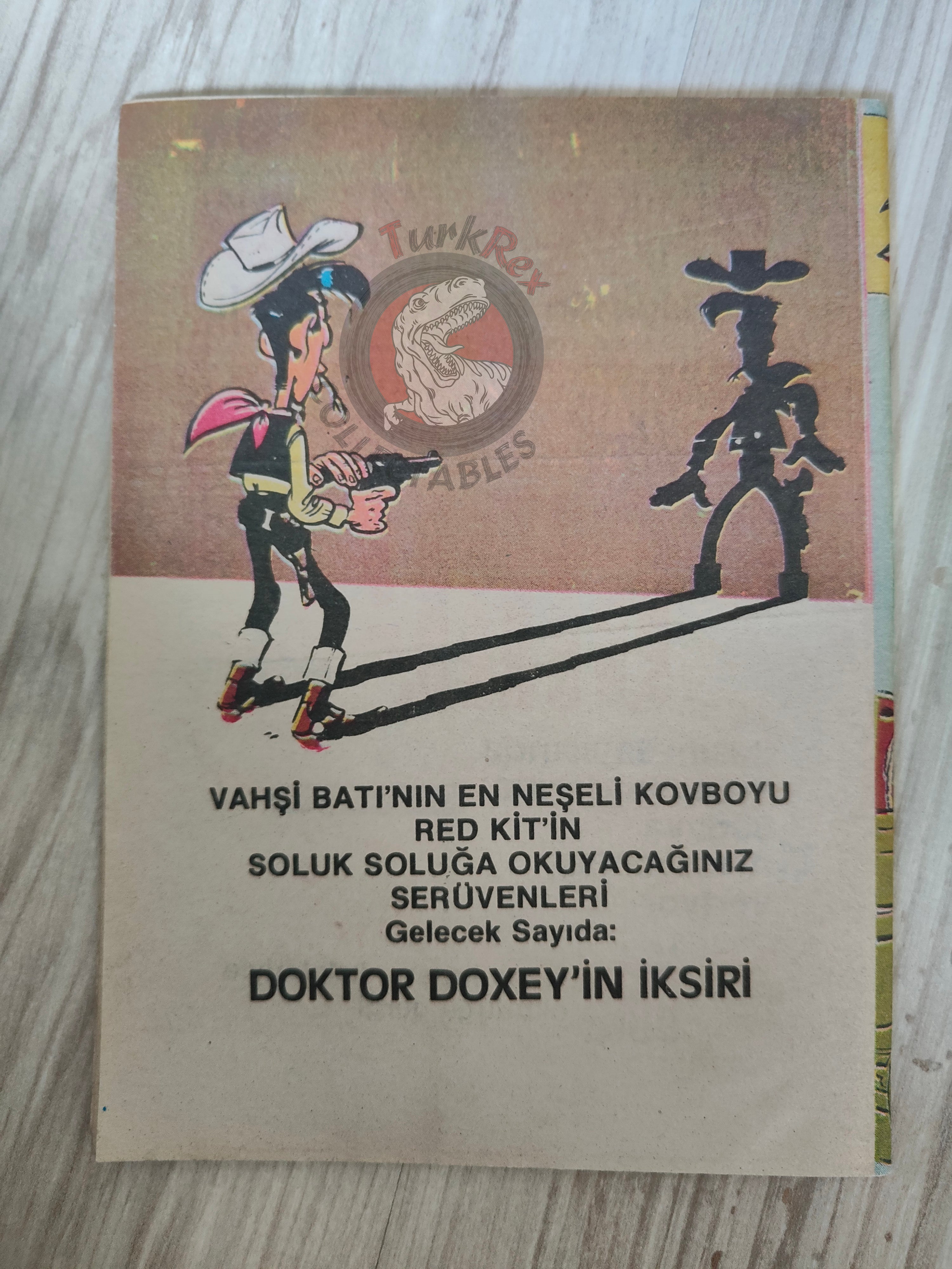 Lucky Luke #54 Contre Pat Poker 1989 Turkish Comic Turkey