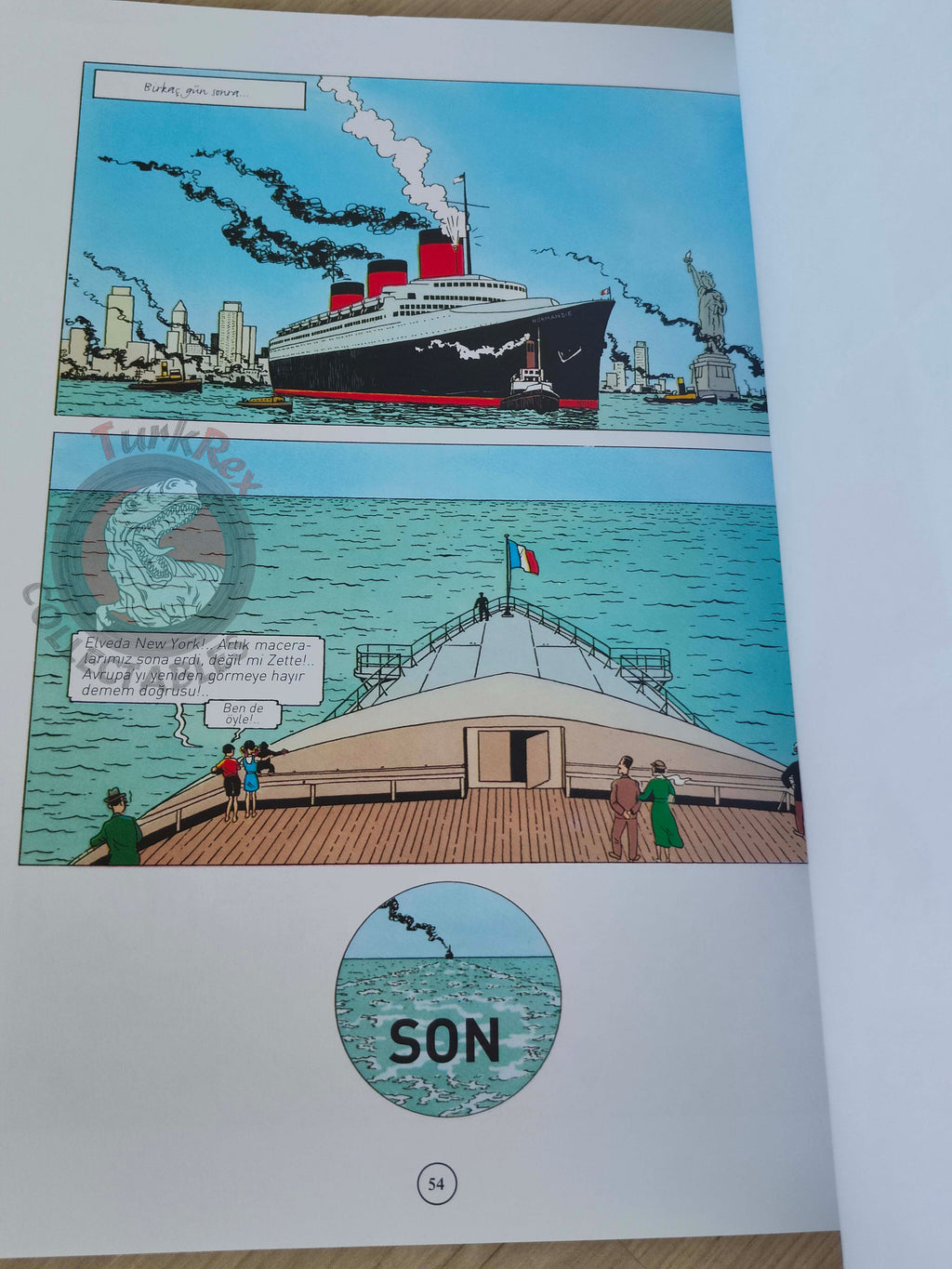 Jo, Zette and Jocko – The Secret Ray Turkish Comic Turkey Herge