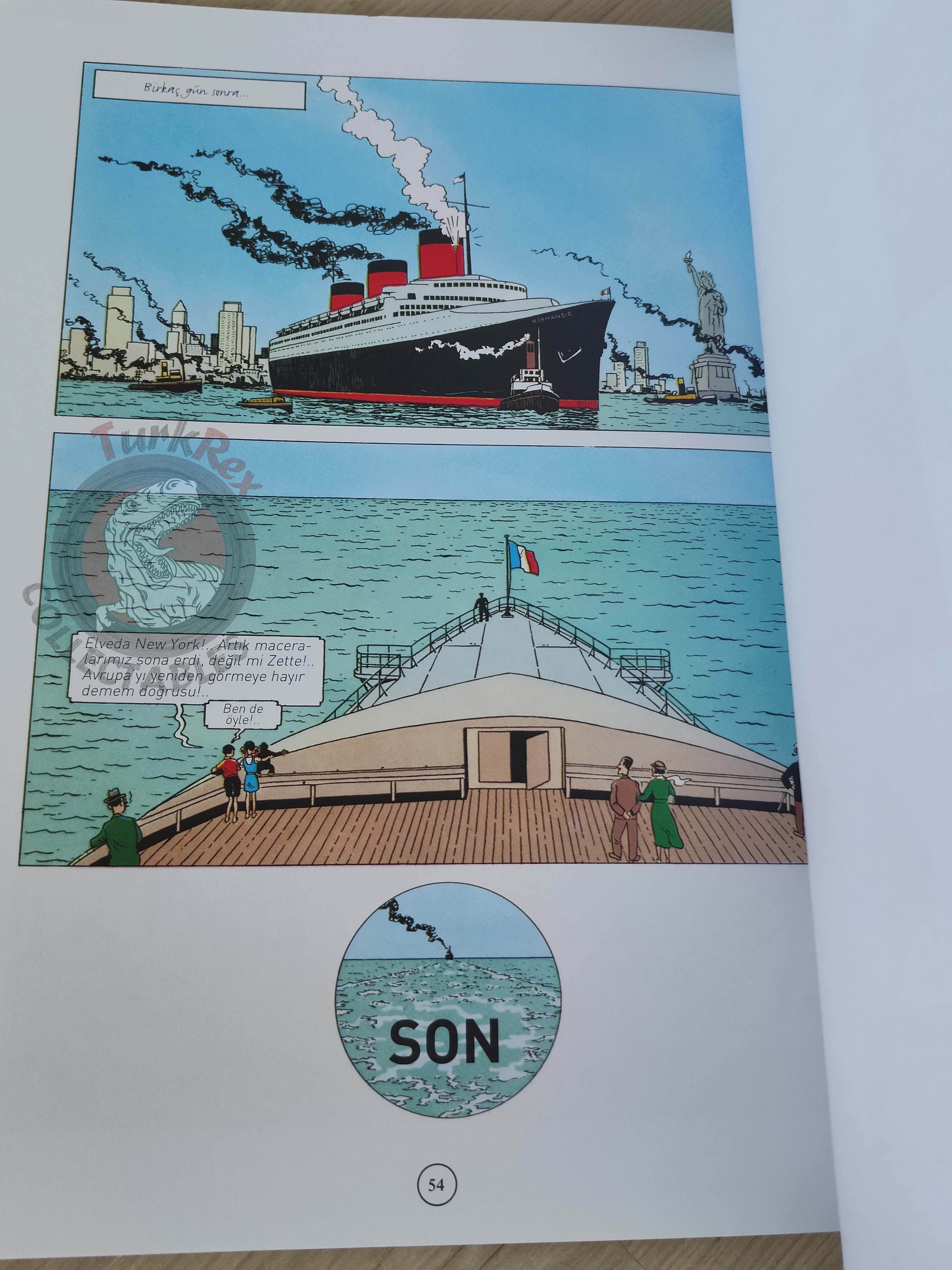Jo, Zette and Jocko – The Secret Ray Turkish Comic Turkey Herge