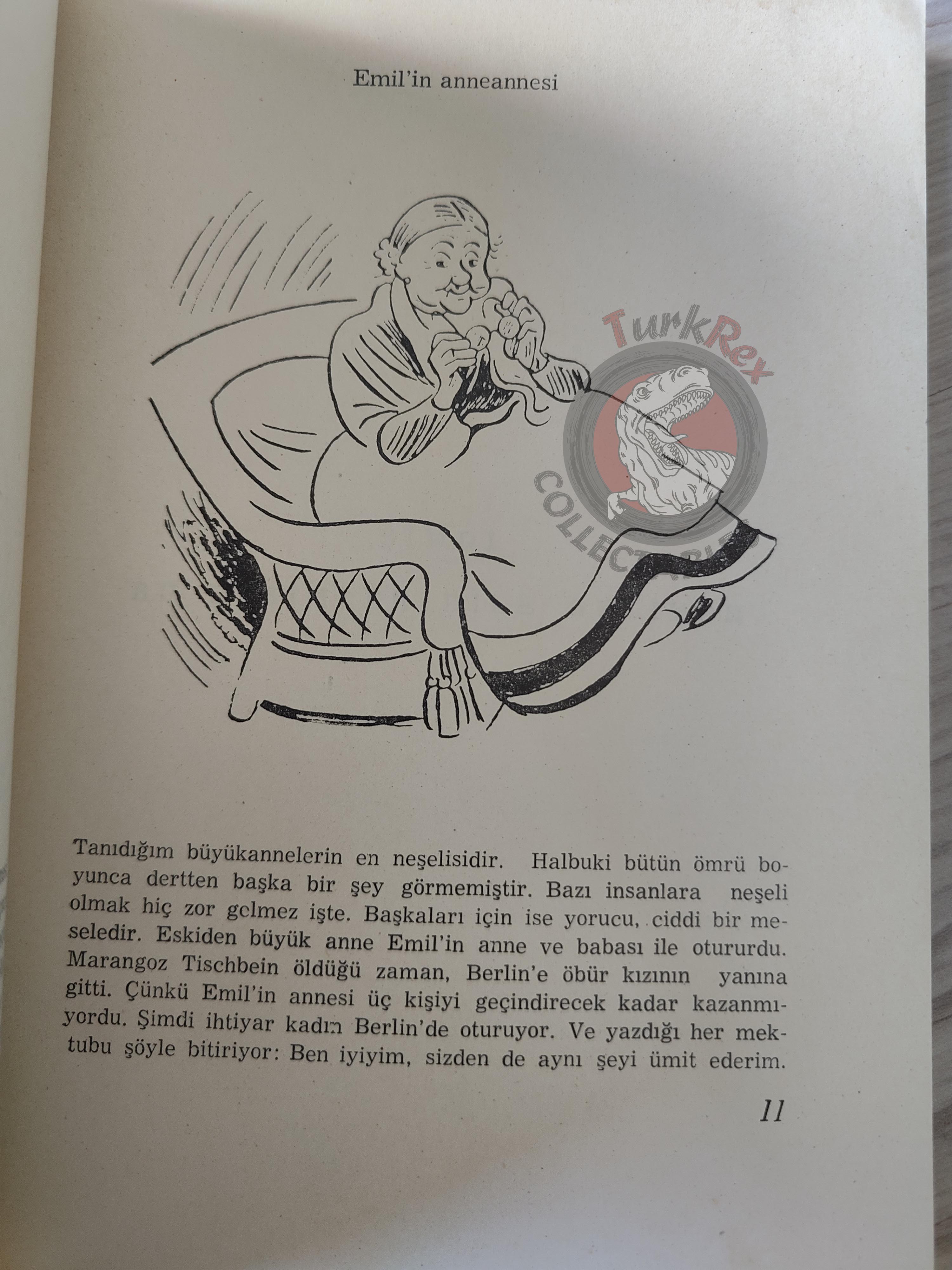Erich Kästner – Emil and the Detectives 1967 Turkish Book Turkey Illustrated