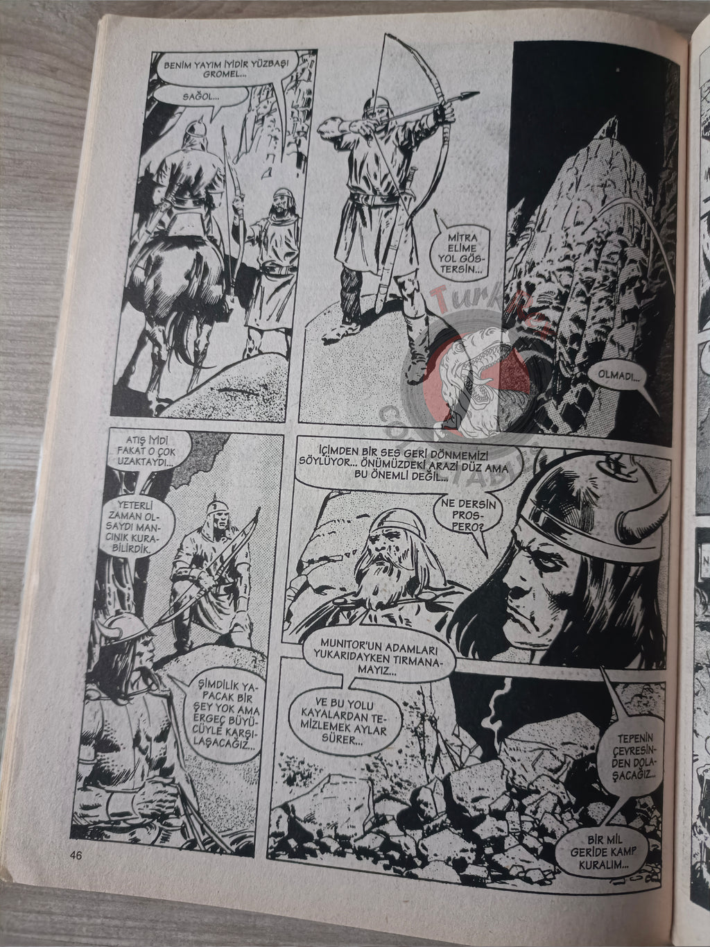 Kral Conan #7 The Savage Sword of #51 Turkish Comic Turkey