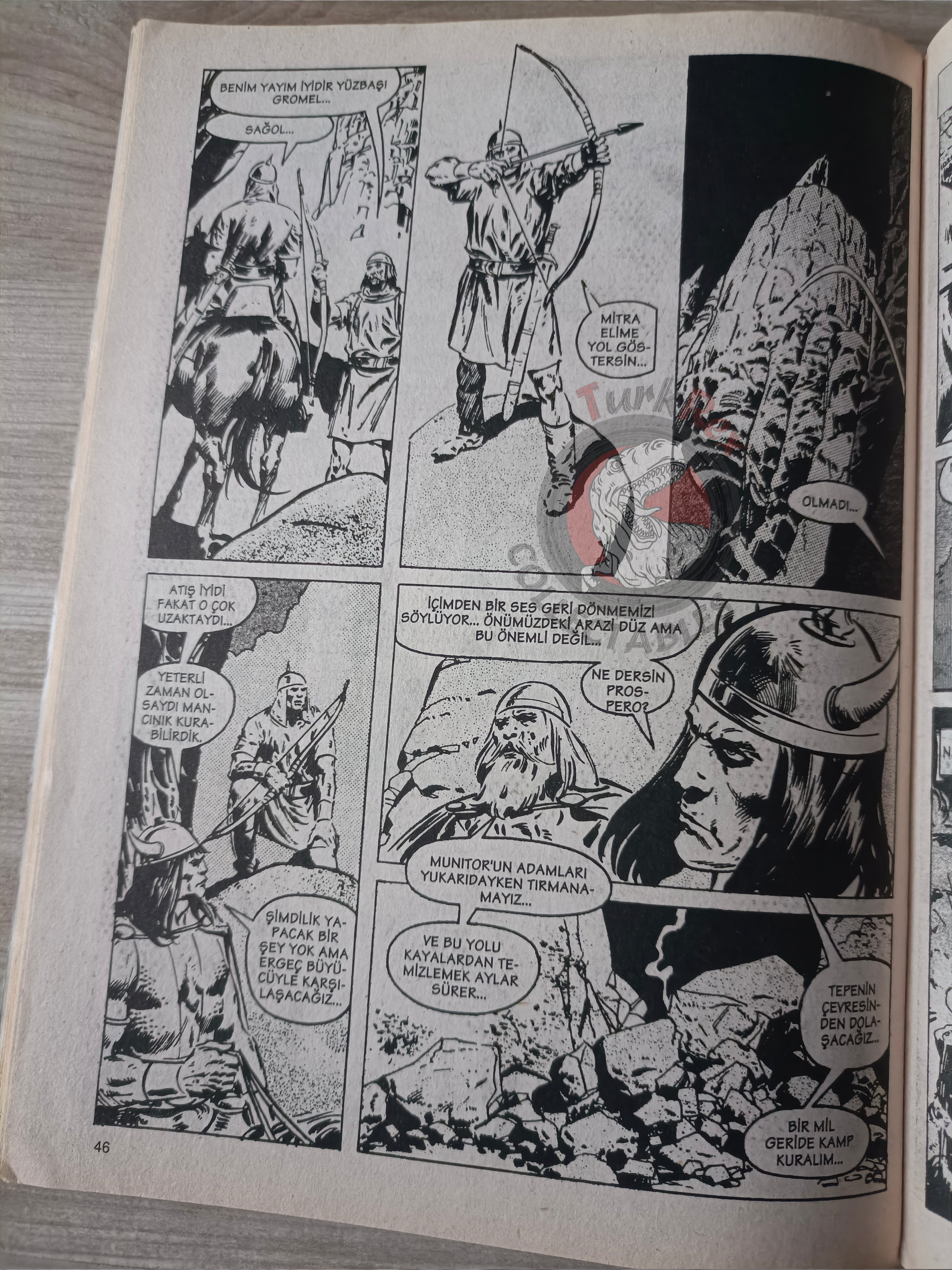Kral Conan #7 The Savage Sword of #51 Turkish Comic Turkey