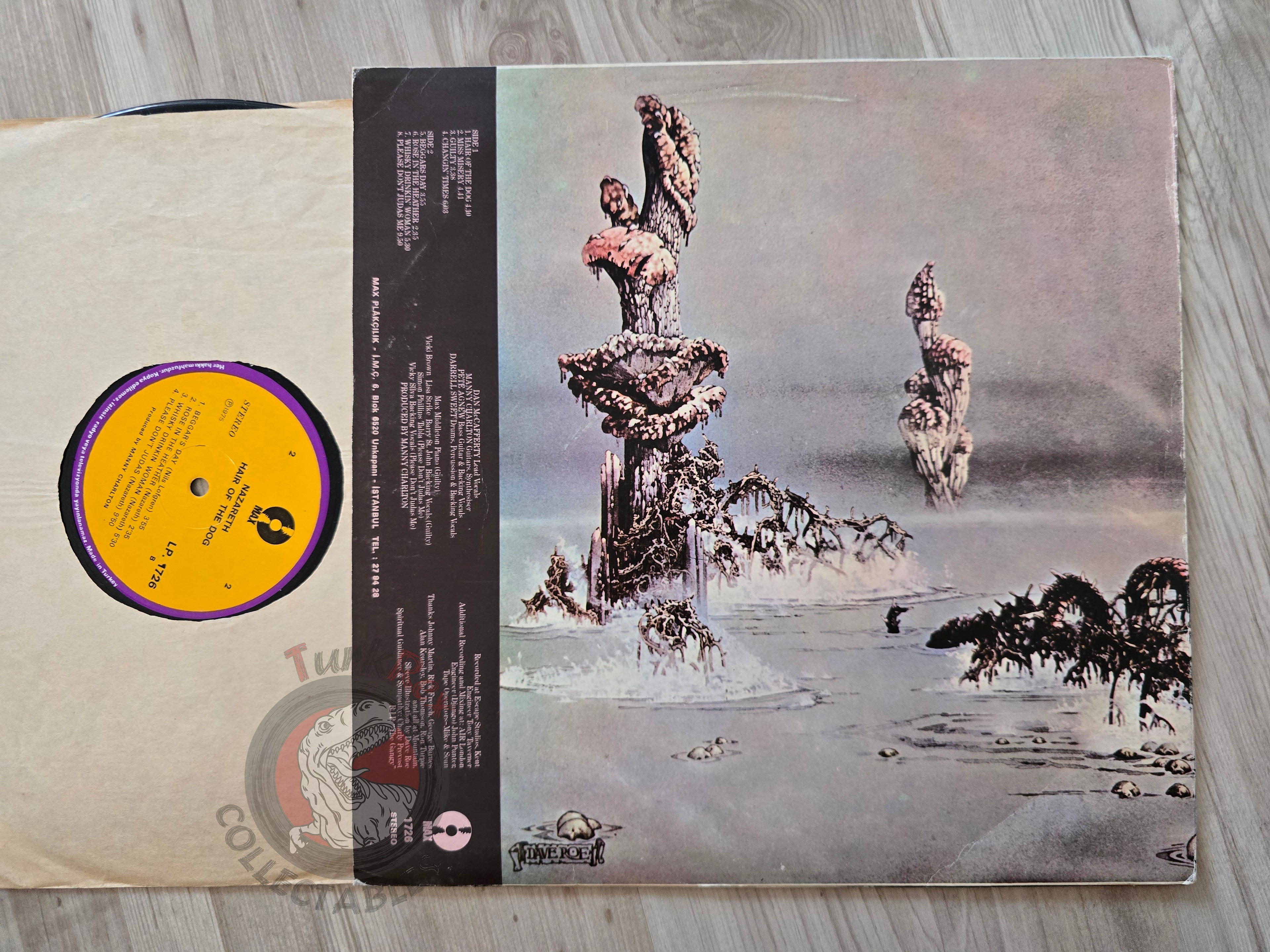 Nazareth – Hair Of The Dog Turkish Pressing Vinyl Turkey Edition