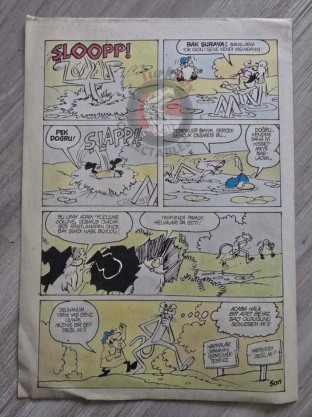 The Pink Panther 70s Turkish Comic Turkey Milliyet Çocuk