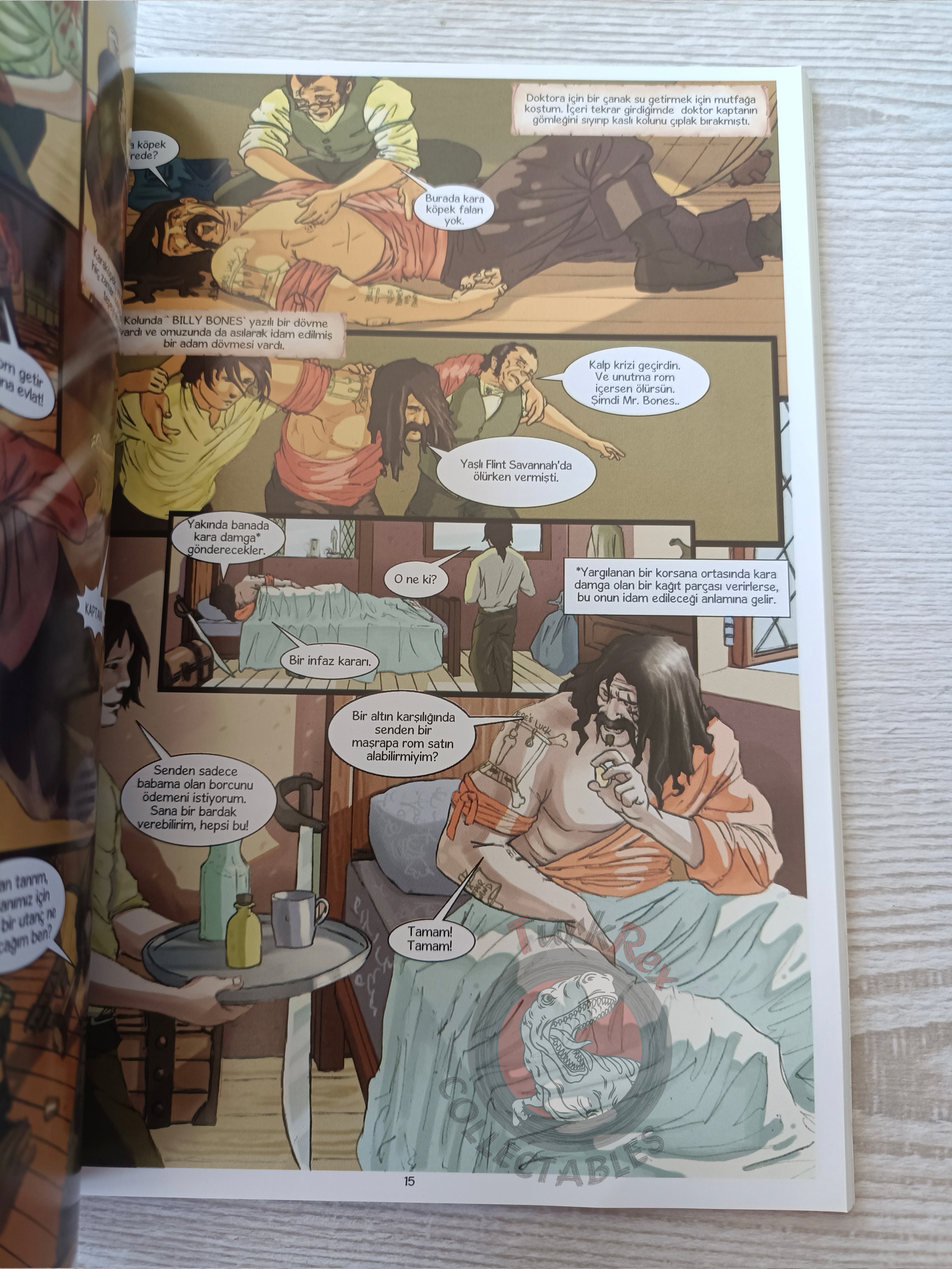 Treasure Island – Robert Louis Stevenson Turkish Comic Turkey Campfire Classics