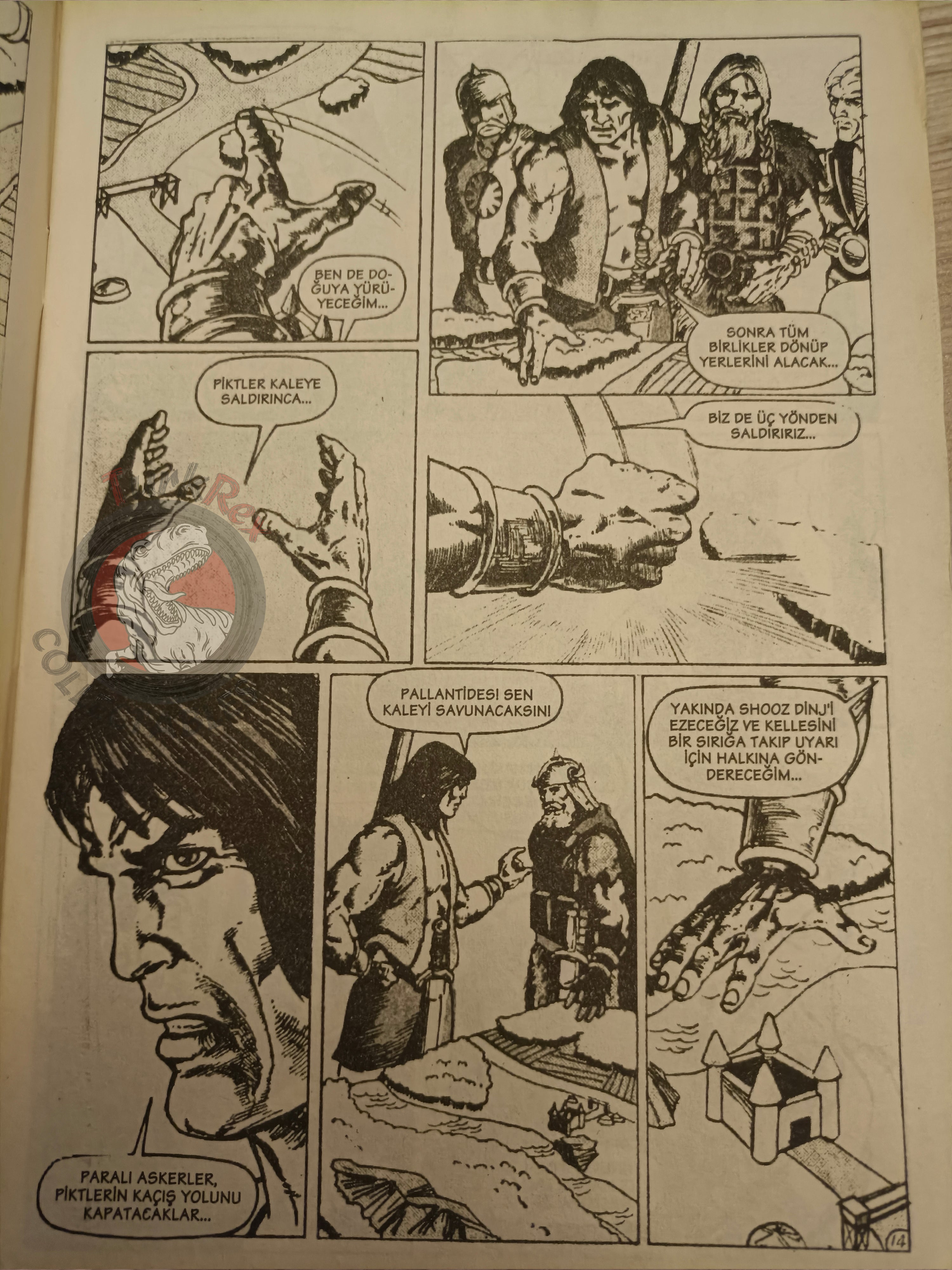 Kral Conan #37 King Conan #29 #30 Turkish Comic Turkey Ken Kelly Prince Conn
