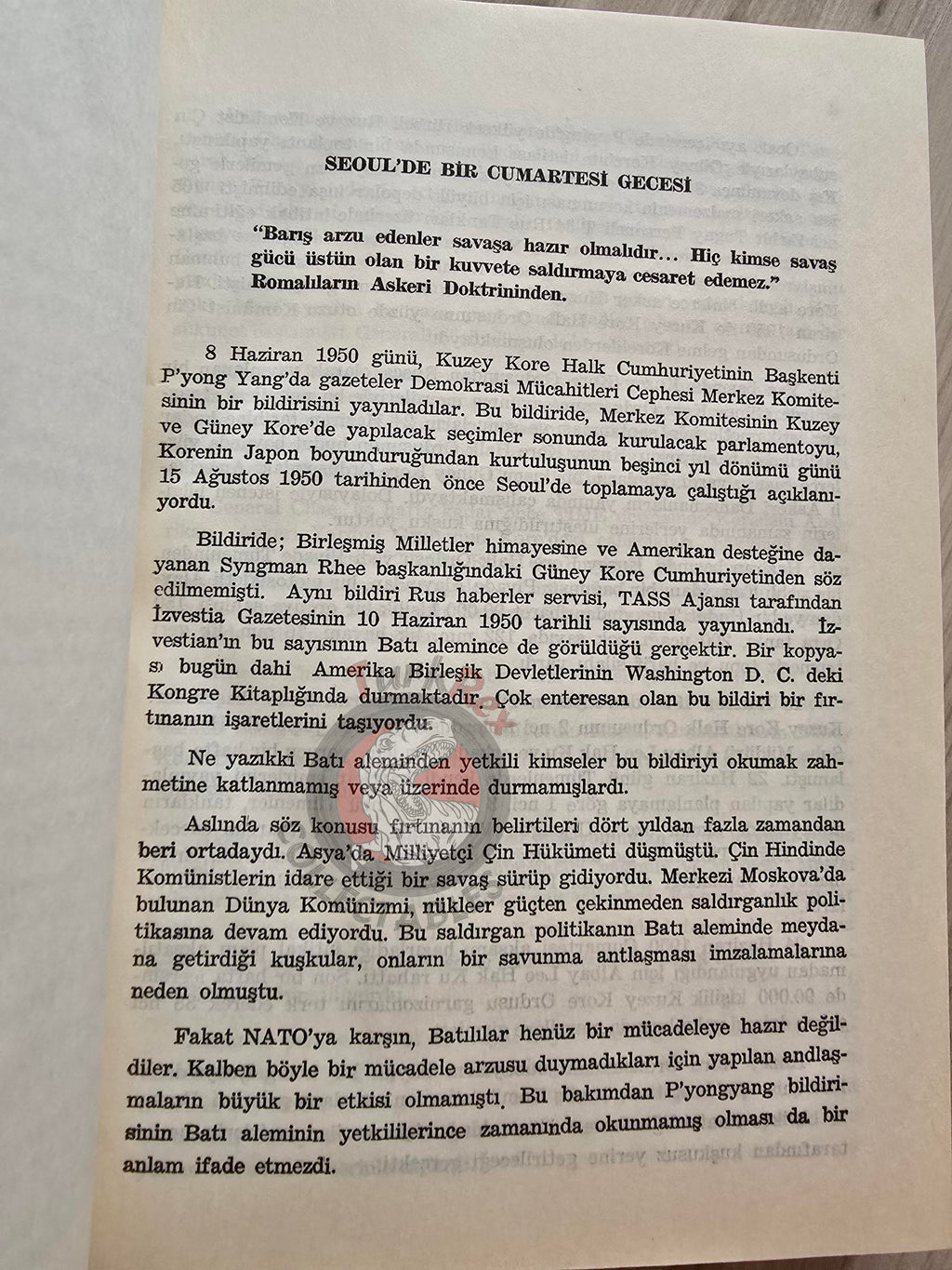 Lessons to be Learned from the Korean War Turkey Book 1979 with Maps Korea