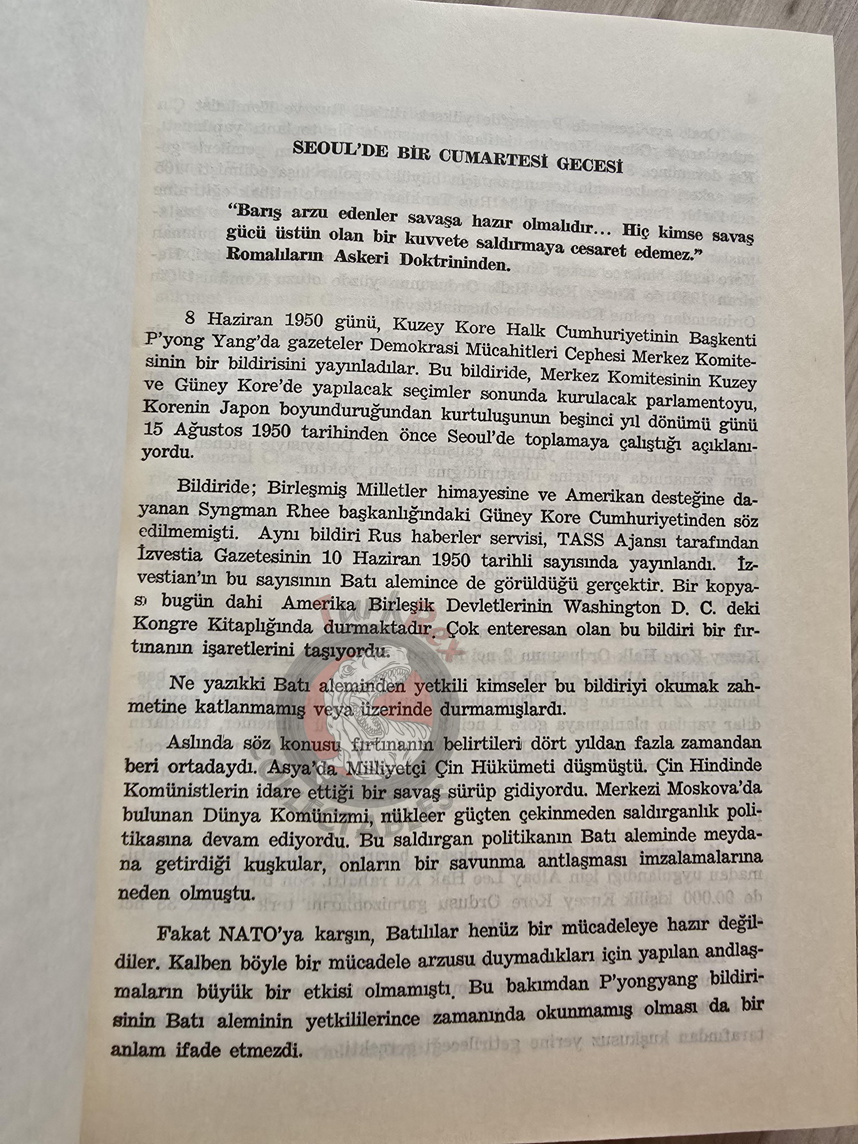 Lessons to be Learned from the Korean War Turkey Book 1979 with Maps Korea