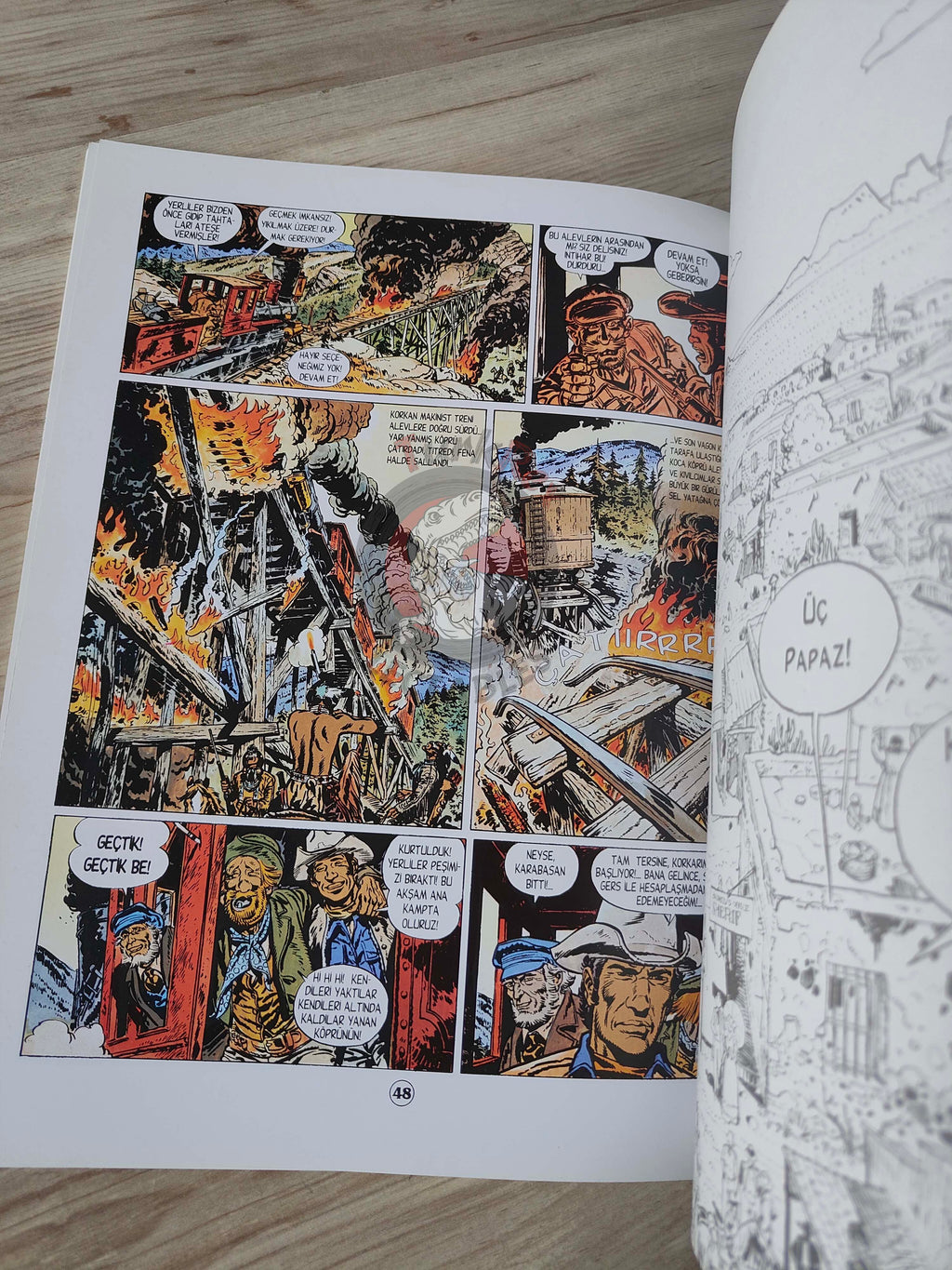 Blueberry #7 – The Iron Horse 2004 1st Edition Turkish Comic Turkey