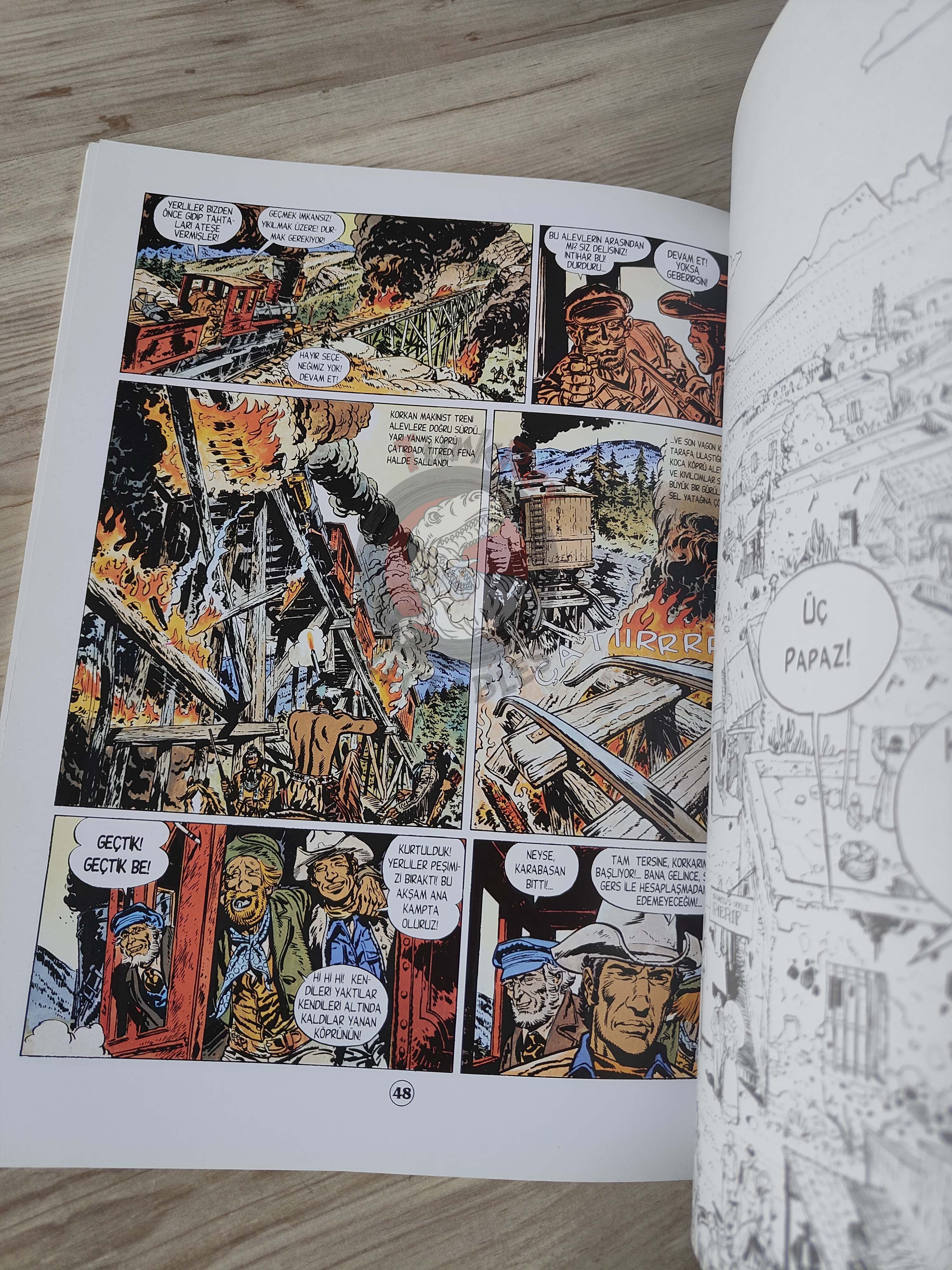 Blueberry #7 – The Iron Horse 2004 1st Edition Turkish Comic Turkey