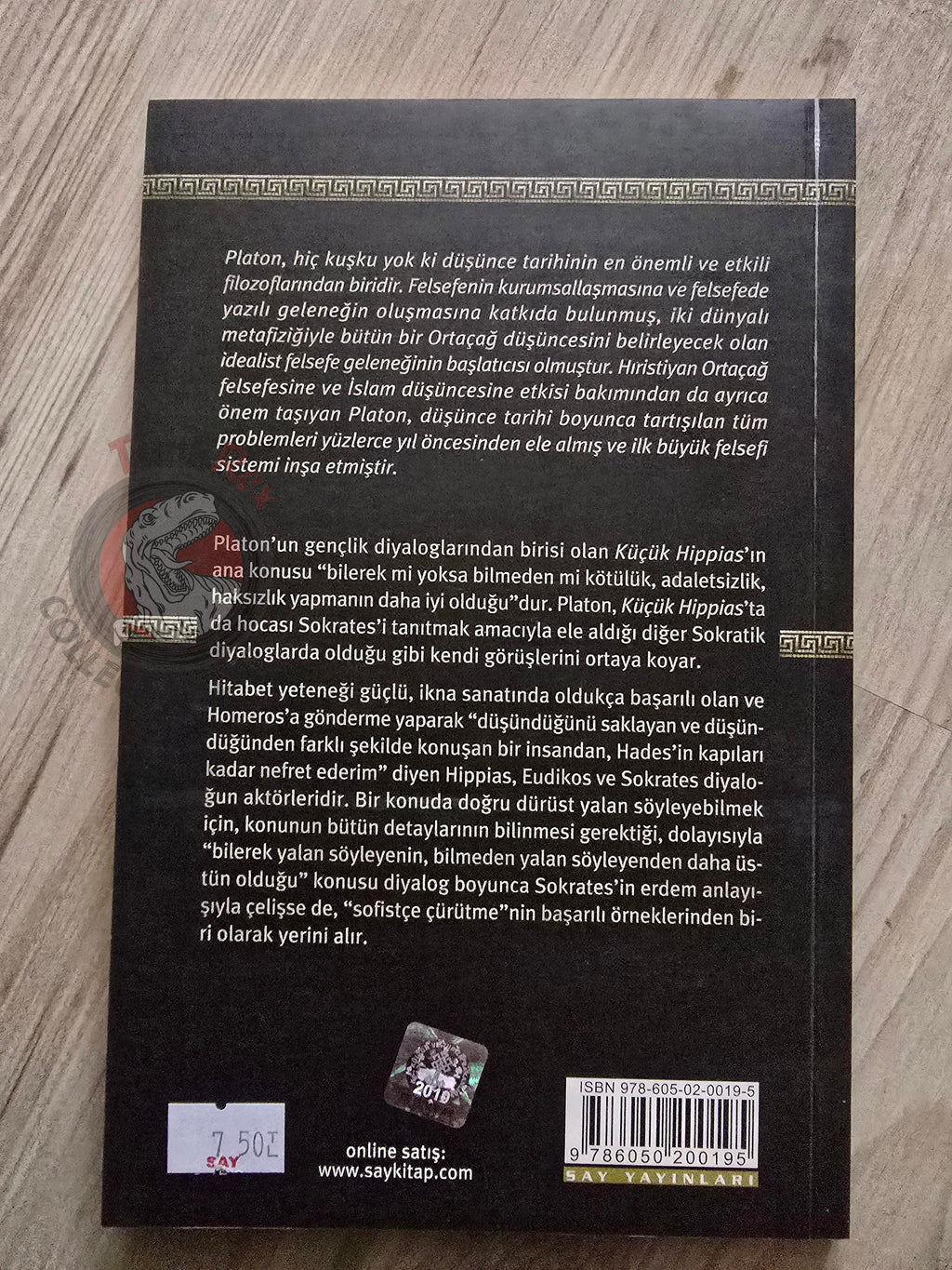 Plato –  Lesser Hippias 2011 Turkish Book Turkey