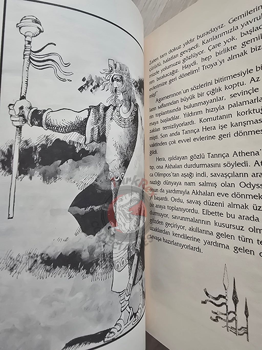 Iliad – Robert Krugmann 2003 Turkish Book Turkey Illustrated by Turkish Artist