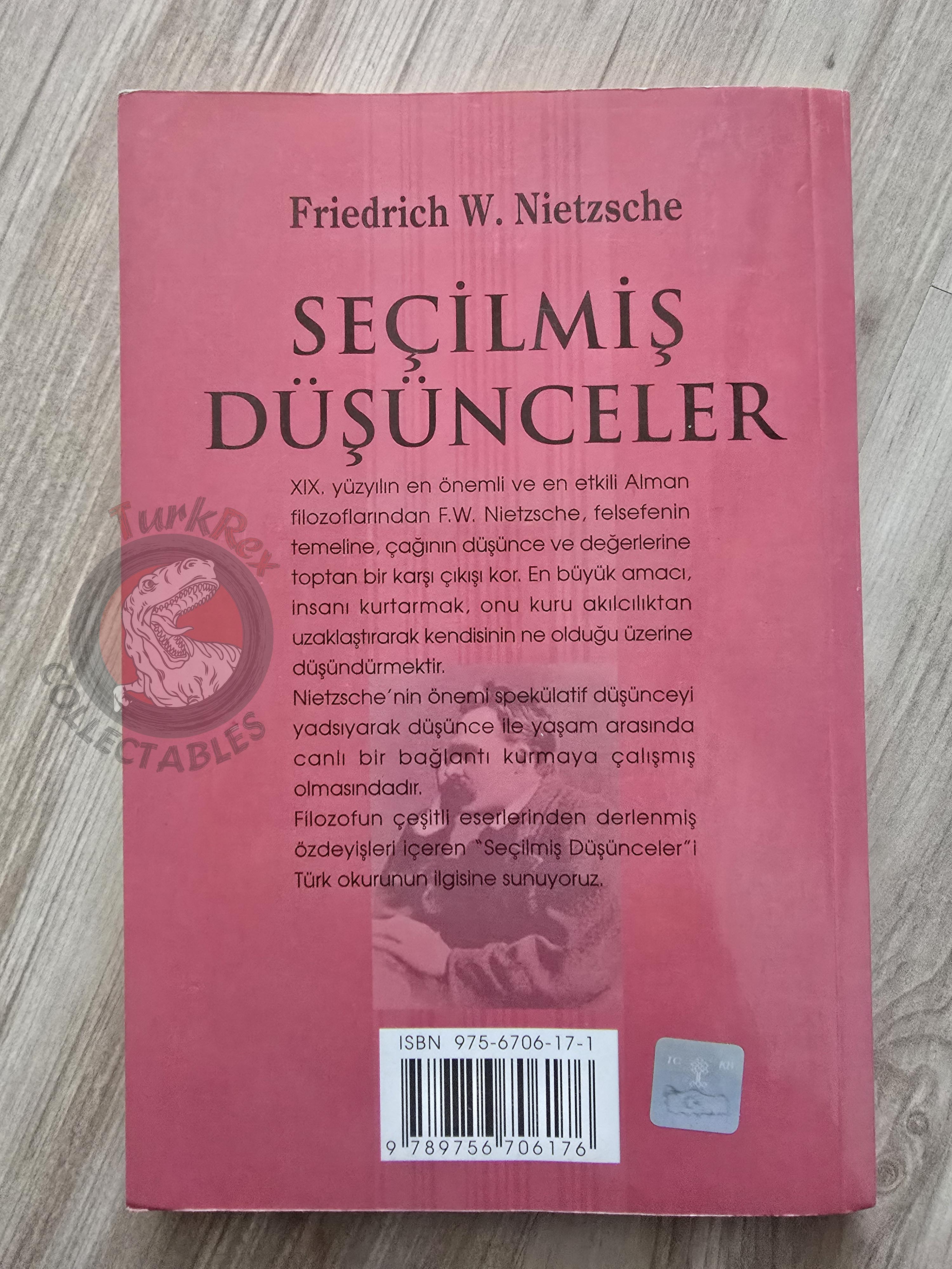 Friedrich Nietzsche – Selected Thoughts 2003 Turkish Book Turkey