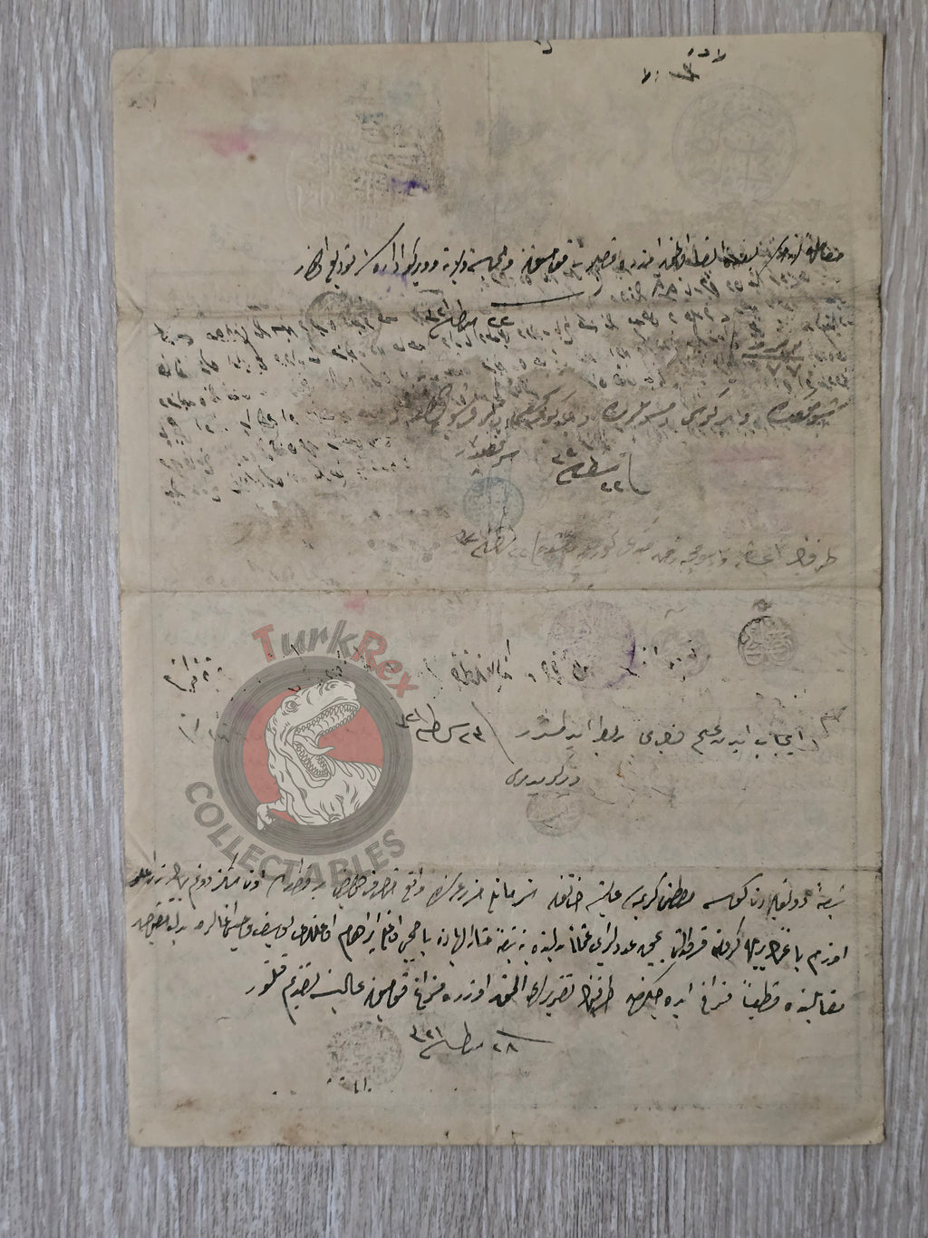 Ottoman 1906 Land Deed Vineyard in Adana Tarsus Jewish Citizen Title Deed Jews