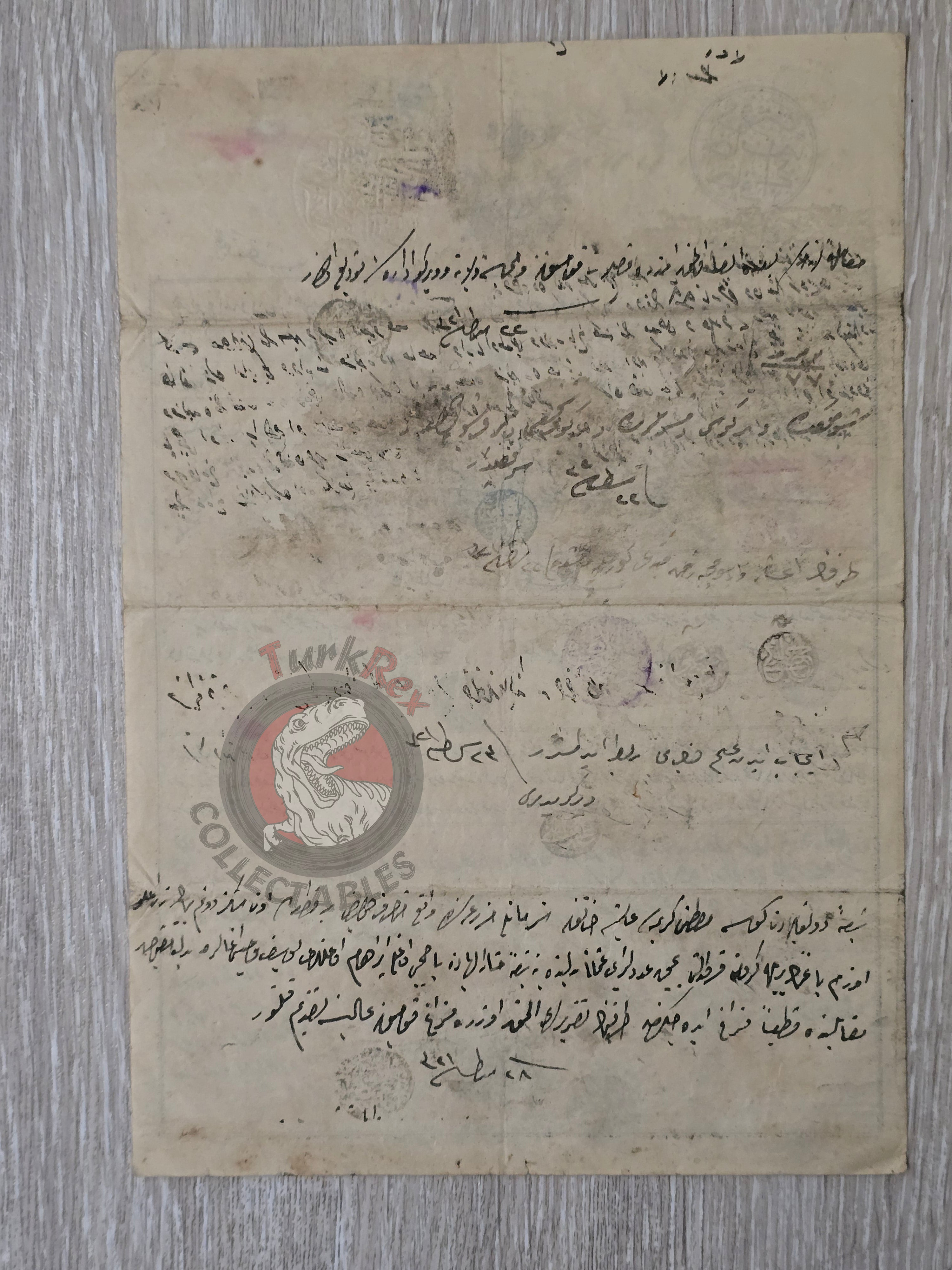 Ottoman 1906 Land Deed Vineyard in Adana Tarsus Jewish Citizen Title Deed Jews