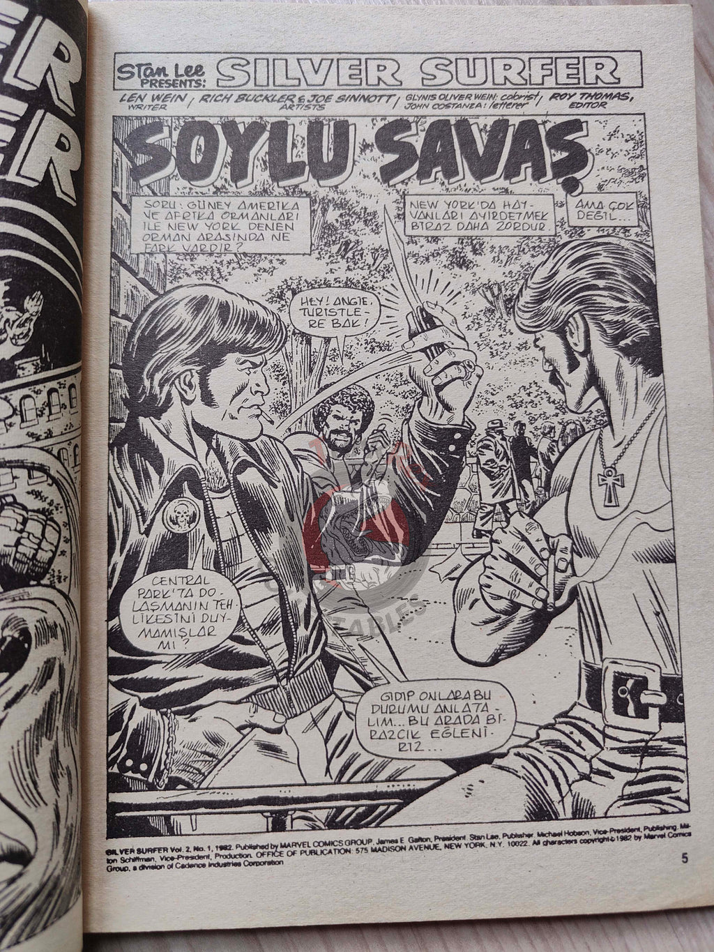Silver Surfer #10 1988 Turkish Comic Turkey Fantastic Four #155 #156 #157 Fantasy Masterpieces #12