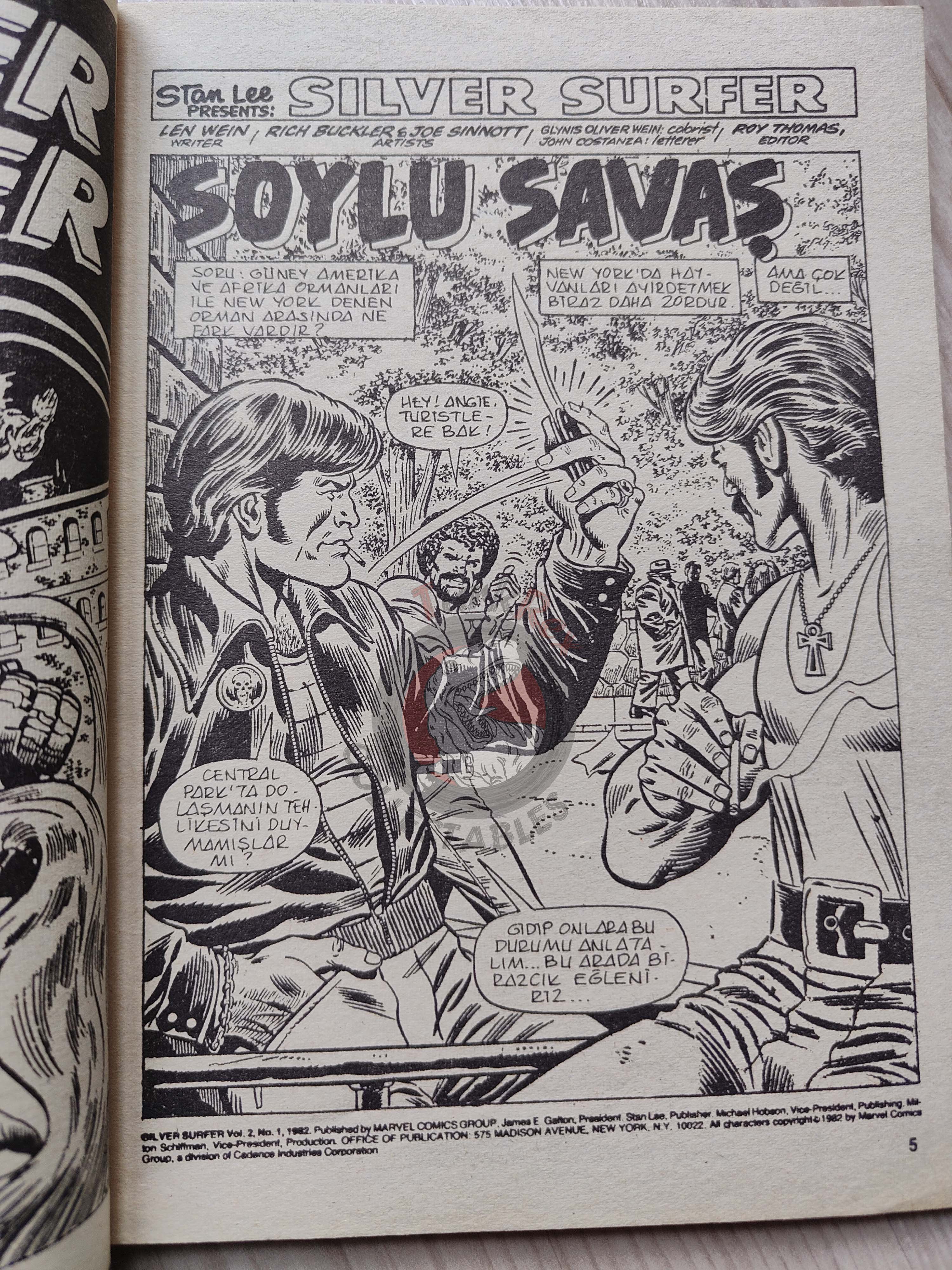 Silver Surfer #10 1988 Turkish Comic Turkey Fantastic Four #155 #156 #157 Fantasy Masterpieces #12